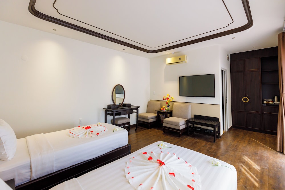 بنغل بسرير كينج بإطلالة على الحديقة، Le Aqua Resort & Spa Phan Thiet 4/8