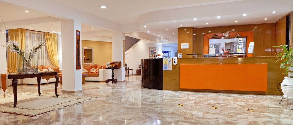 Lobby at Punta Hotel, SKIATHOS