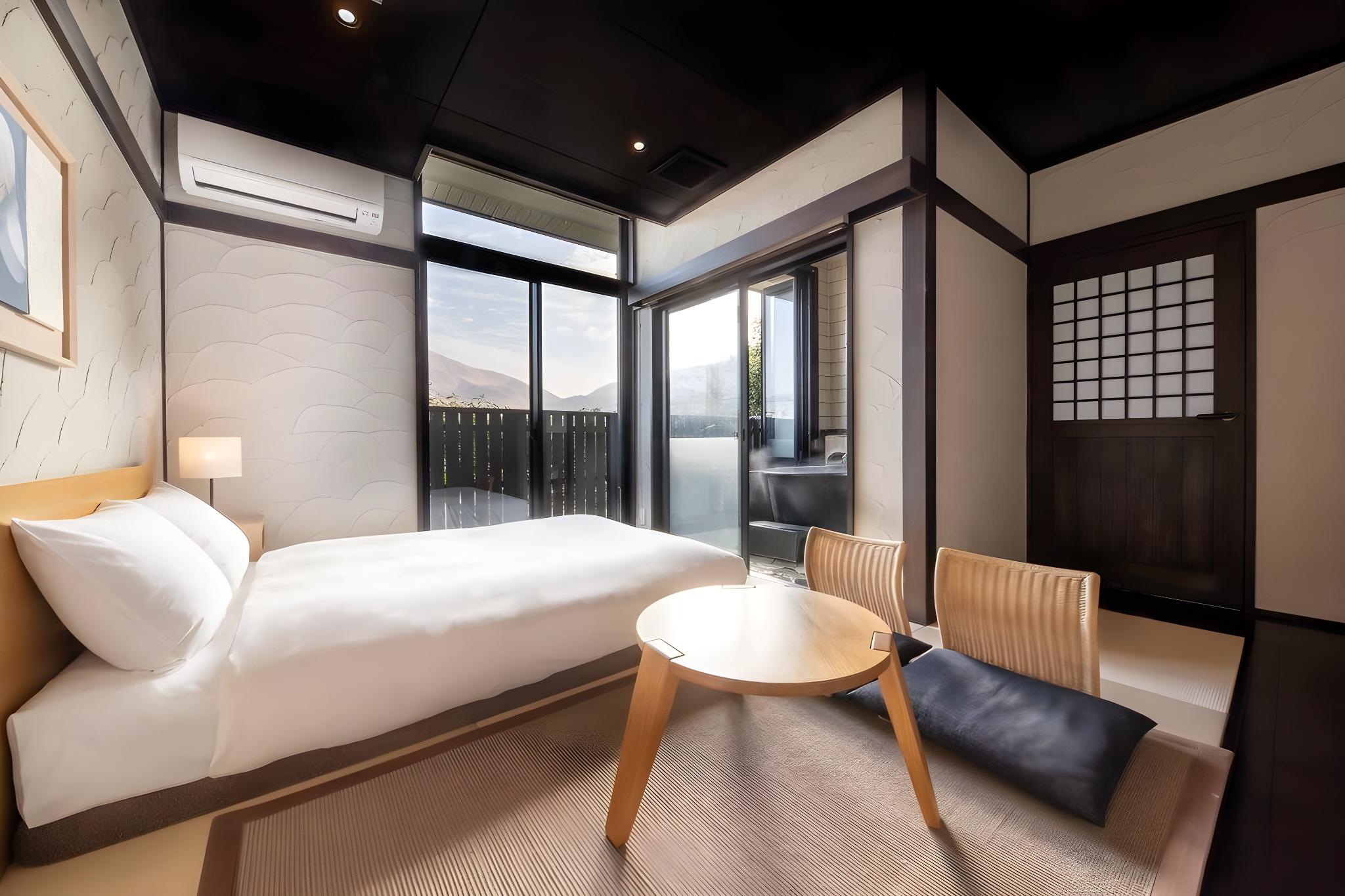 Japanese Western, Mountain View, Night View, Outdoor Bath