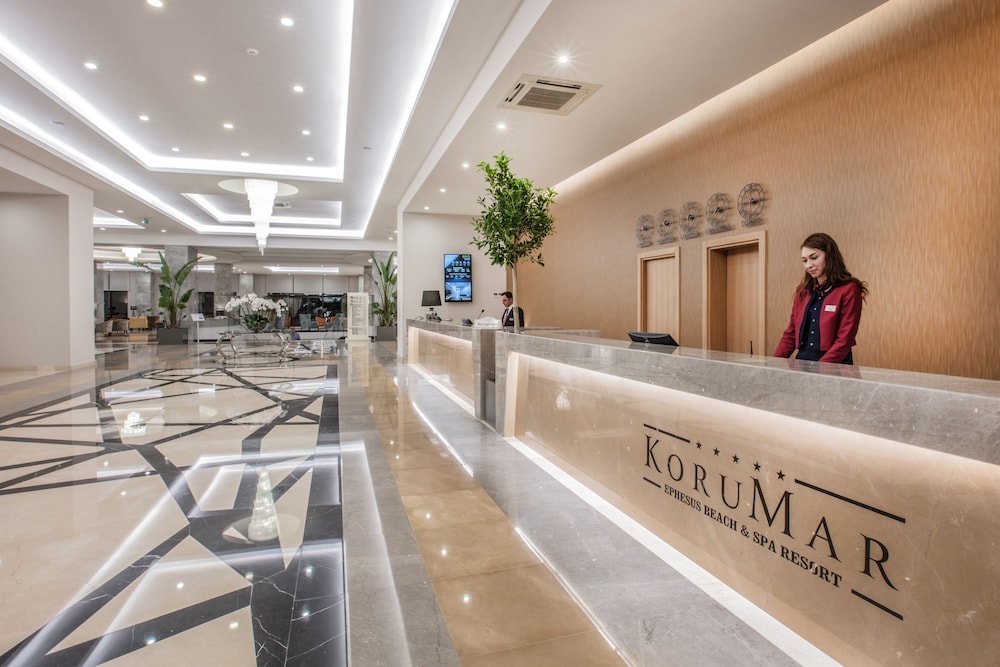 Lobby at Korumar Ephesus Beach and Spa Resort, SELCUK