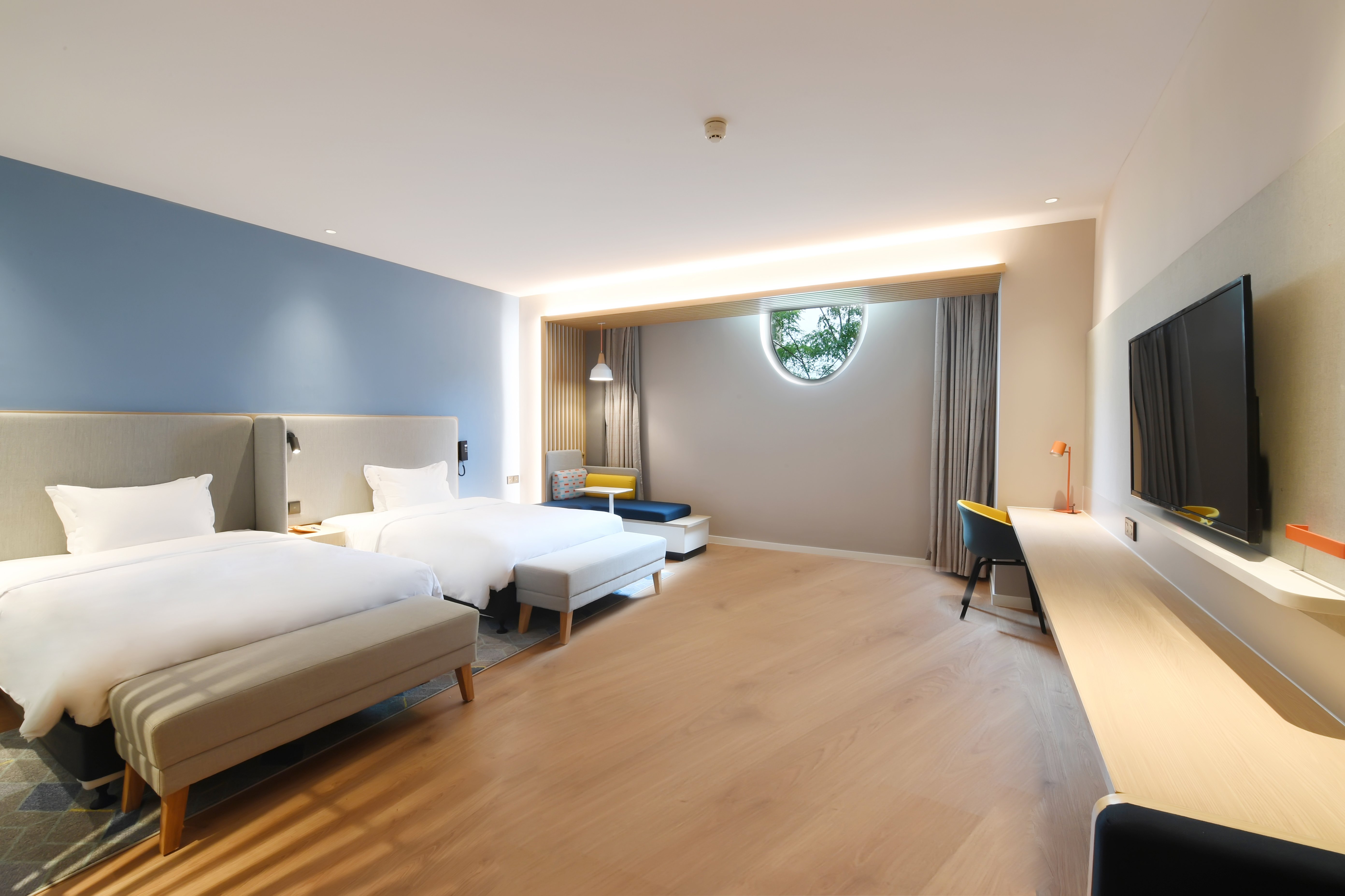 Kids Theme, Standard, Twin Beds, City View
