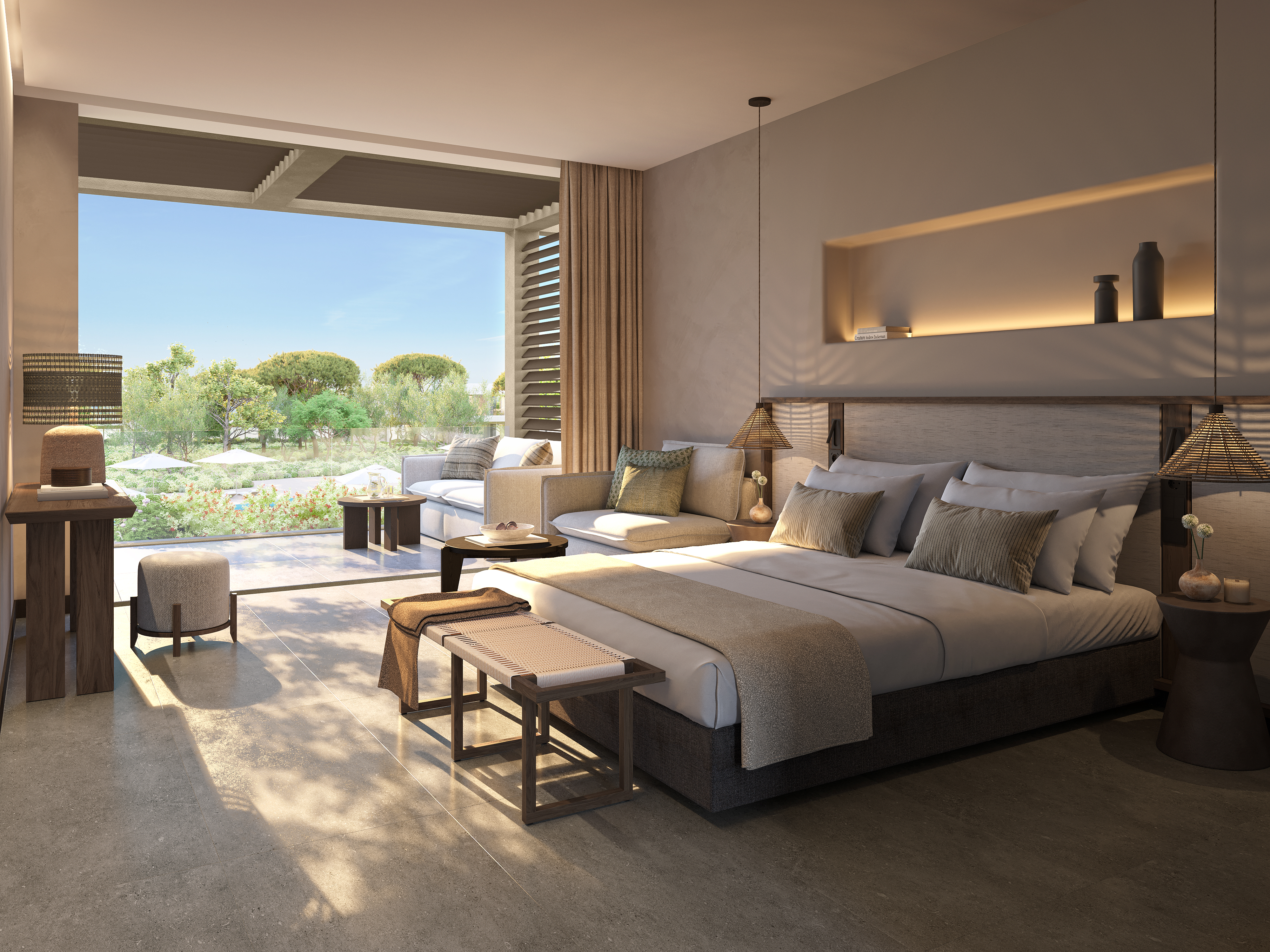 SUPERIOR, DOUBLE BED, POOL VIEW, BALCONY