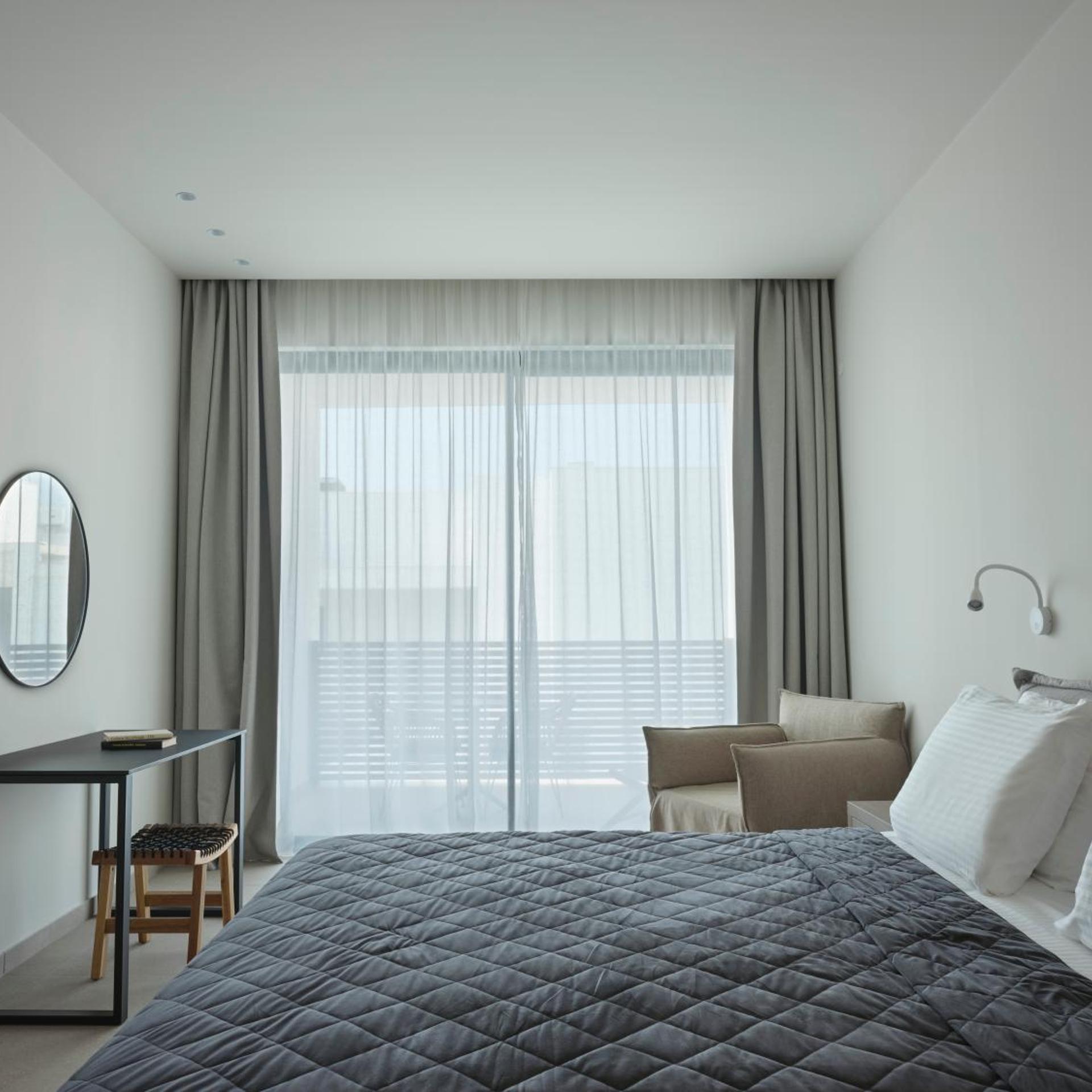 Deluxe, Double Bed, Lateral Side Sea View, Sofa, Atlantica Sancta Napa Resort 2/3