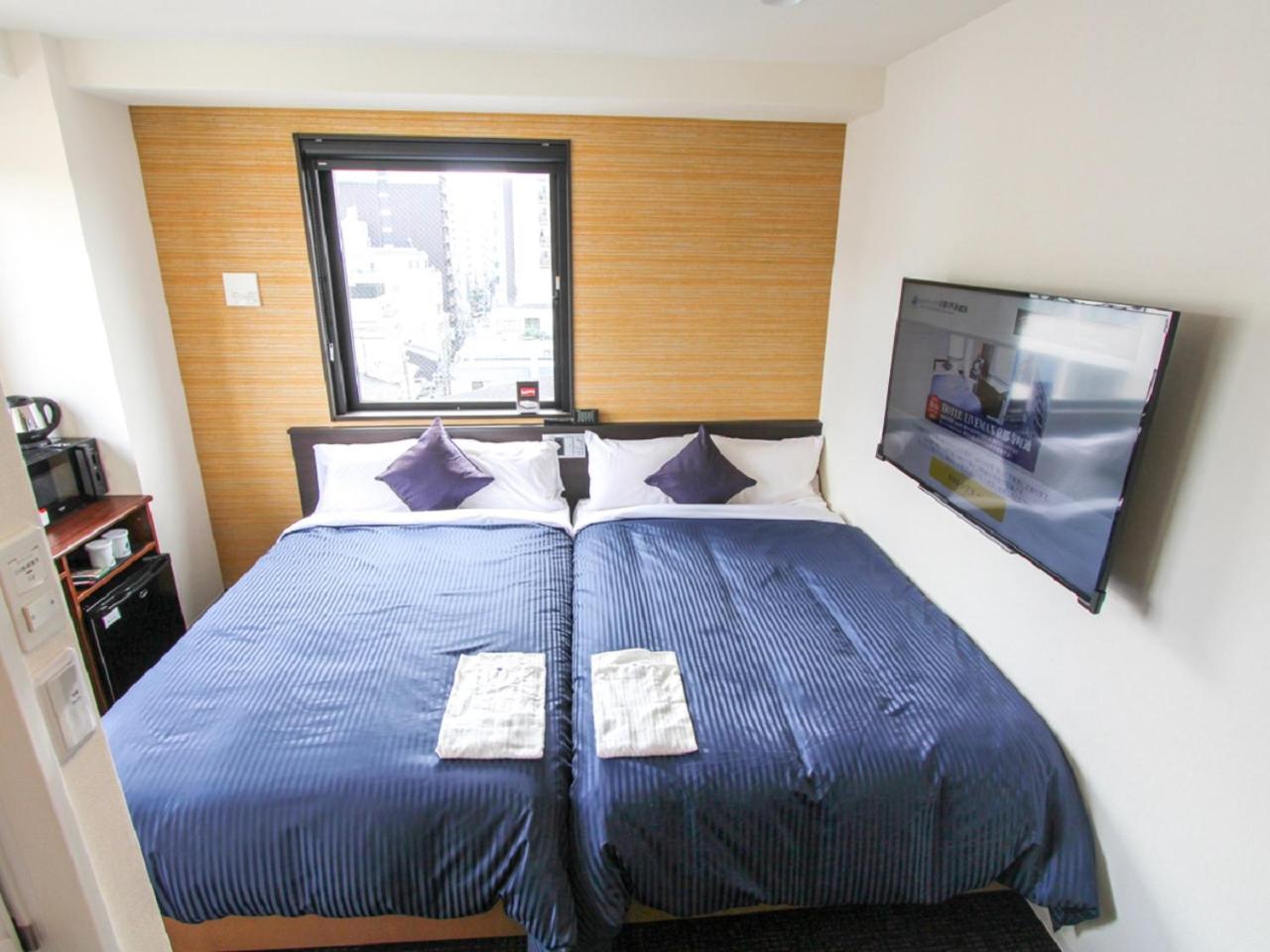 Semi Room, 2 Semi Double Beds، Hotel Livemax Kyoto Teramachi Dori 3/3