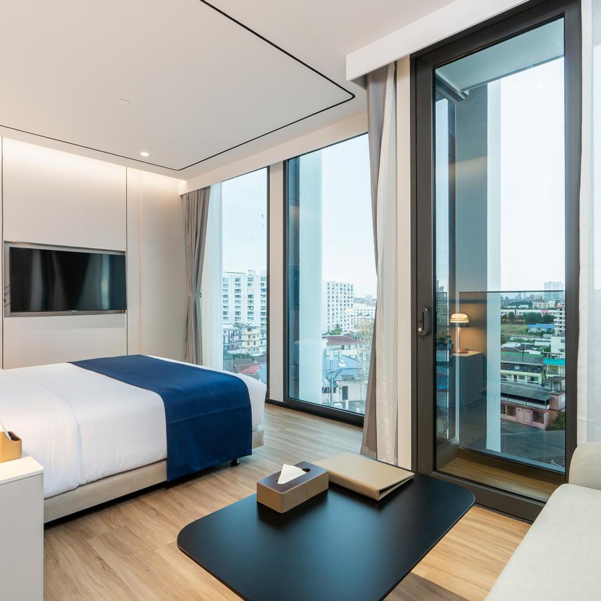 غرفة بريميير بسرير مزدوج، Arbour Hotel and Residence Pattaya (SHA Plus+) 5/10