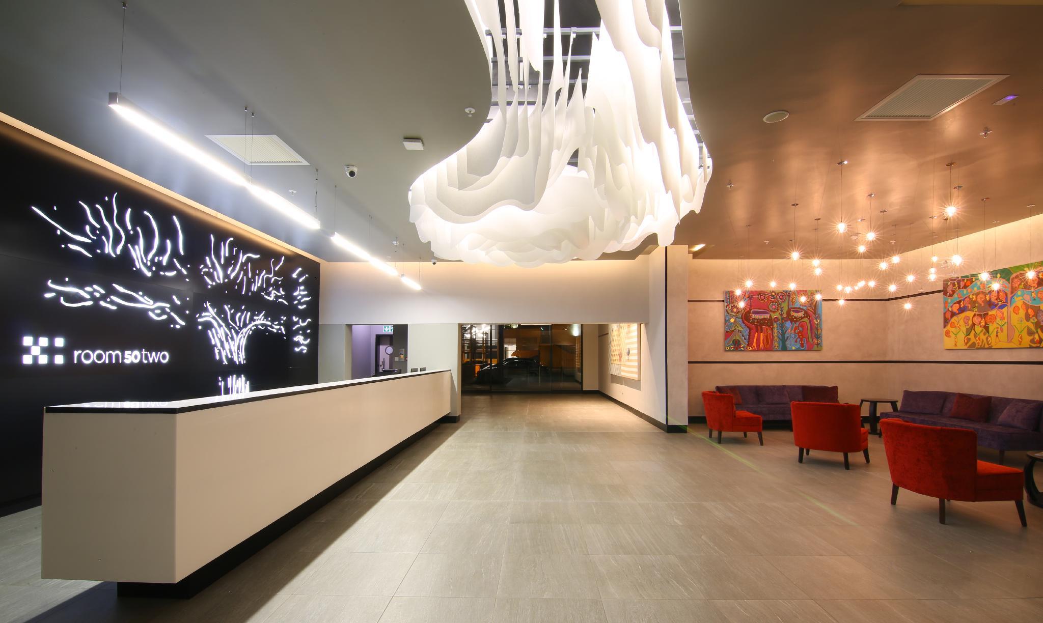 Lobby at Room50two, GABORONE
