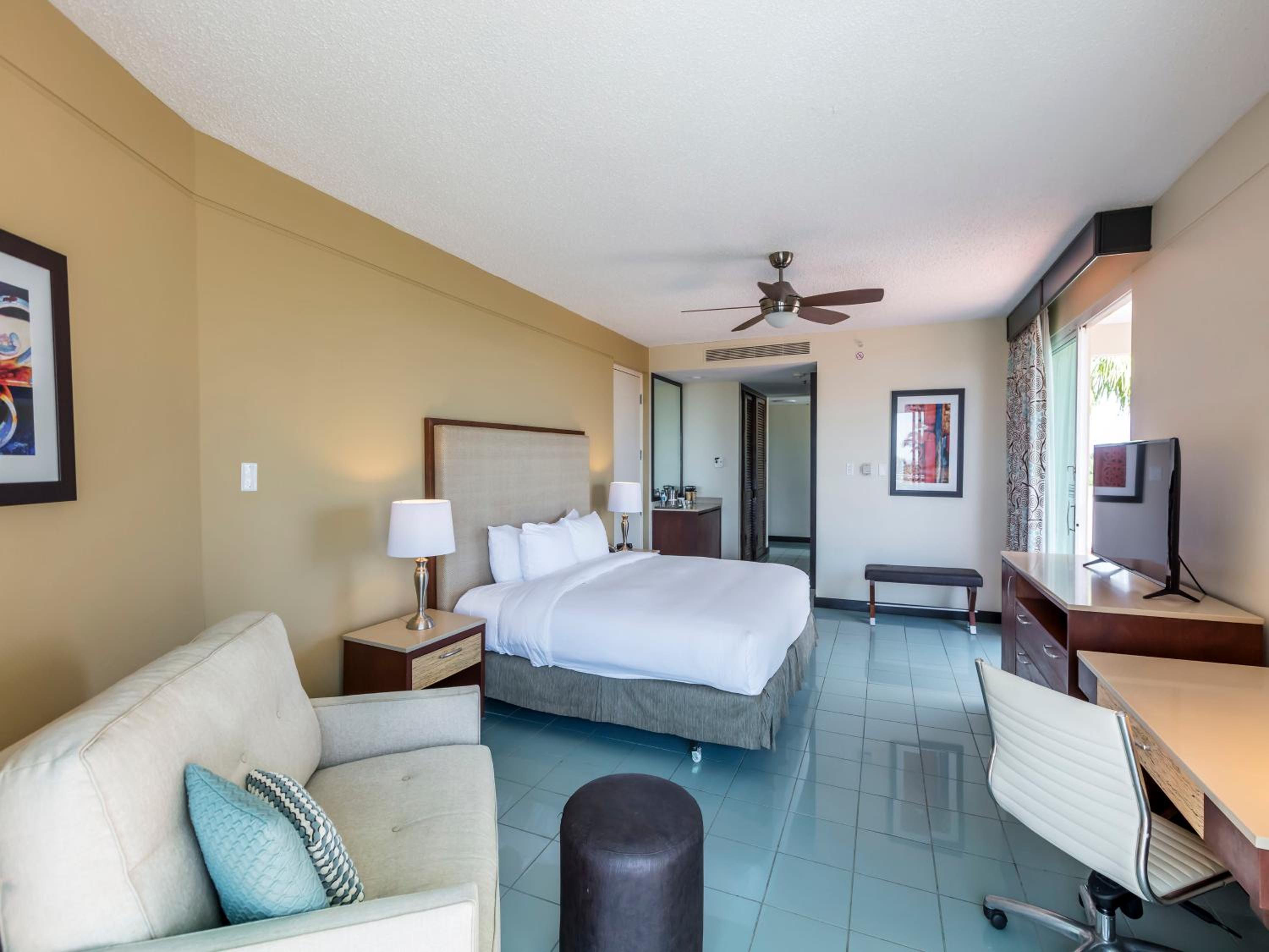 Caribbean, King Bed, Ocean View, Sofa, Terrace