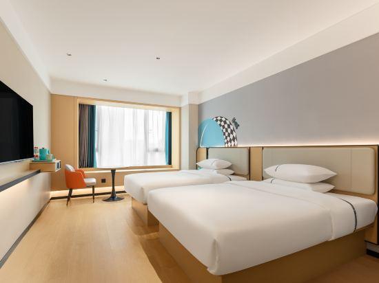 غرفة ديلوكس بسريرين مزدوجين، City Comfort Inn Bama Shouxiang Avenue 2/3