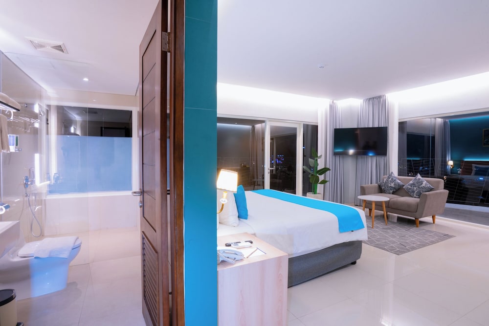 غرفة غراند بريميير بسرير كينج بإطلالة على البحر، Zasgo Hotel 4/4