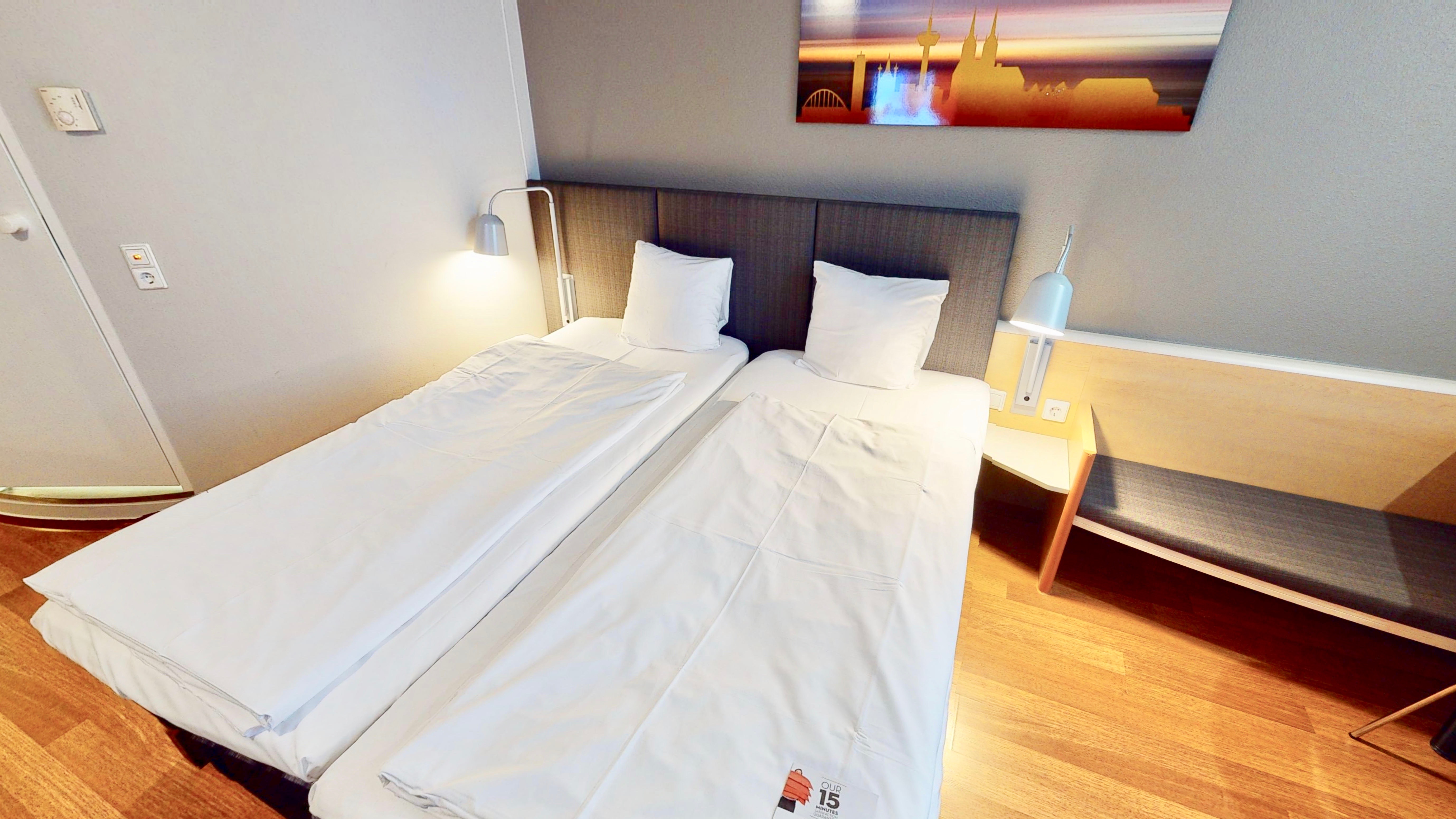غرفة قياسية بسريرين منفصلين، Ibis Cologne Airport Hotel 9/10