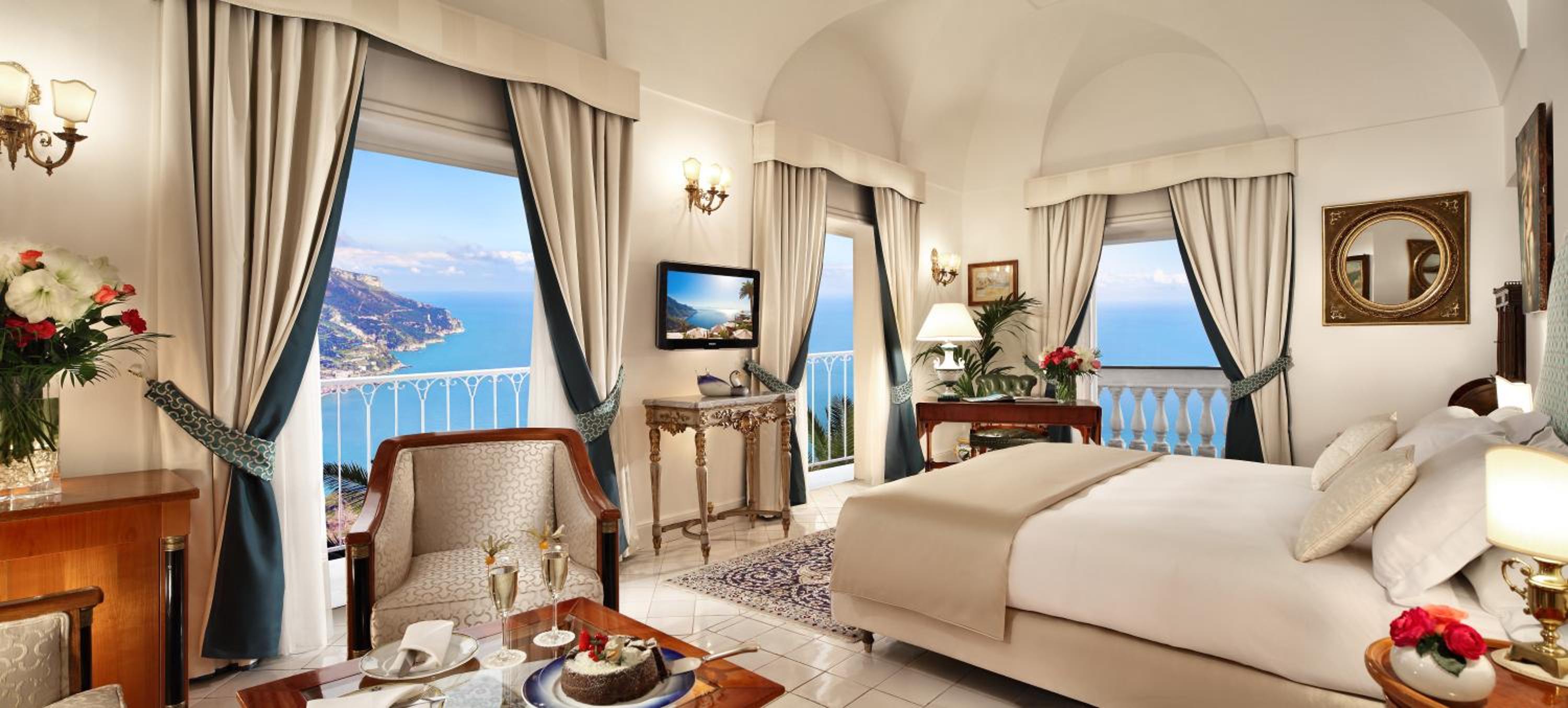 جناح جونيور بإطلالة على البحر، Palazzo Avino Preferred Hotels And Resorts 2/3