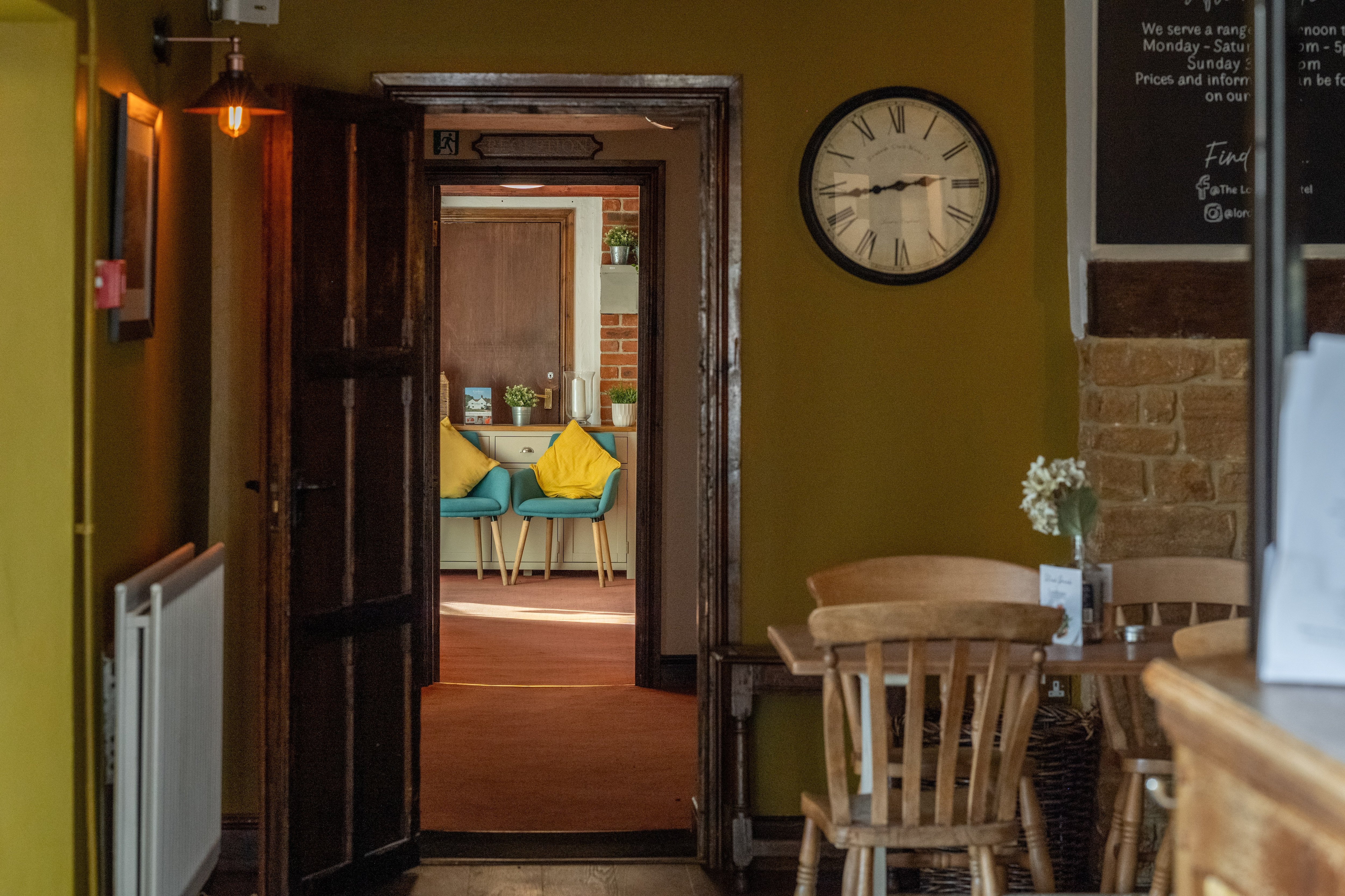 Lobby at The Lordleaze Hotel And Restaurant, Chard
