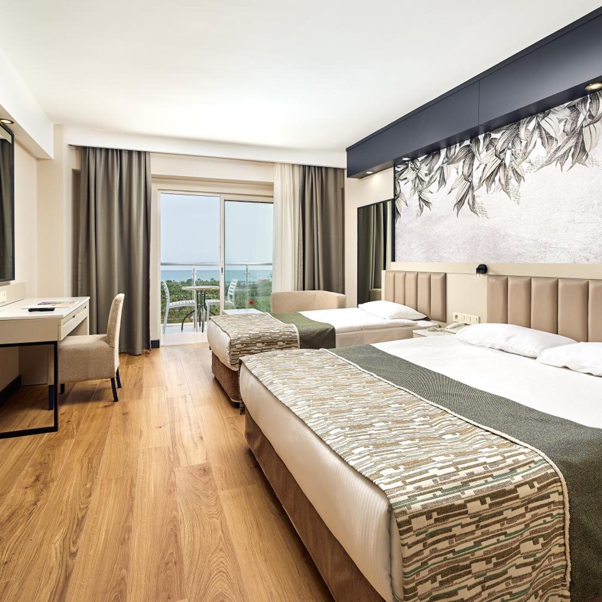 ROOM, DOUBLE BED, SEA VIEW
