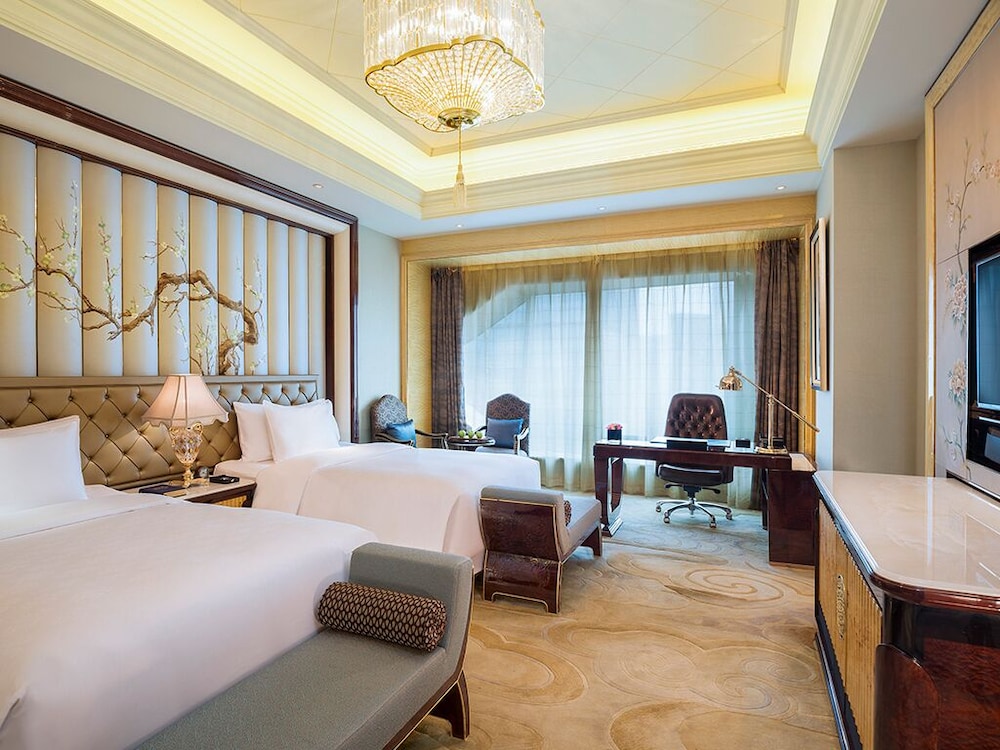 غرفة ديلوكس بسريرين منفصلين، Wanda Reign Wuhan 4/8