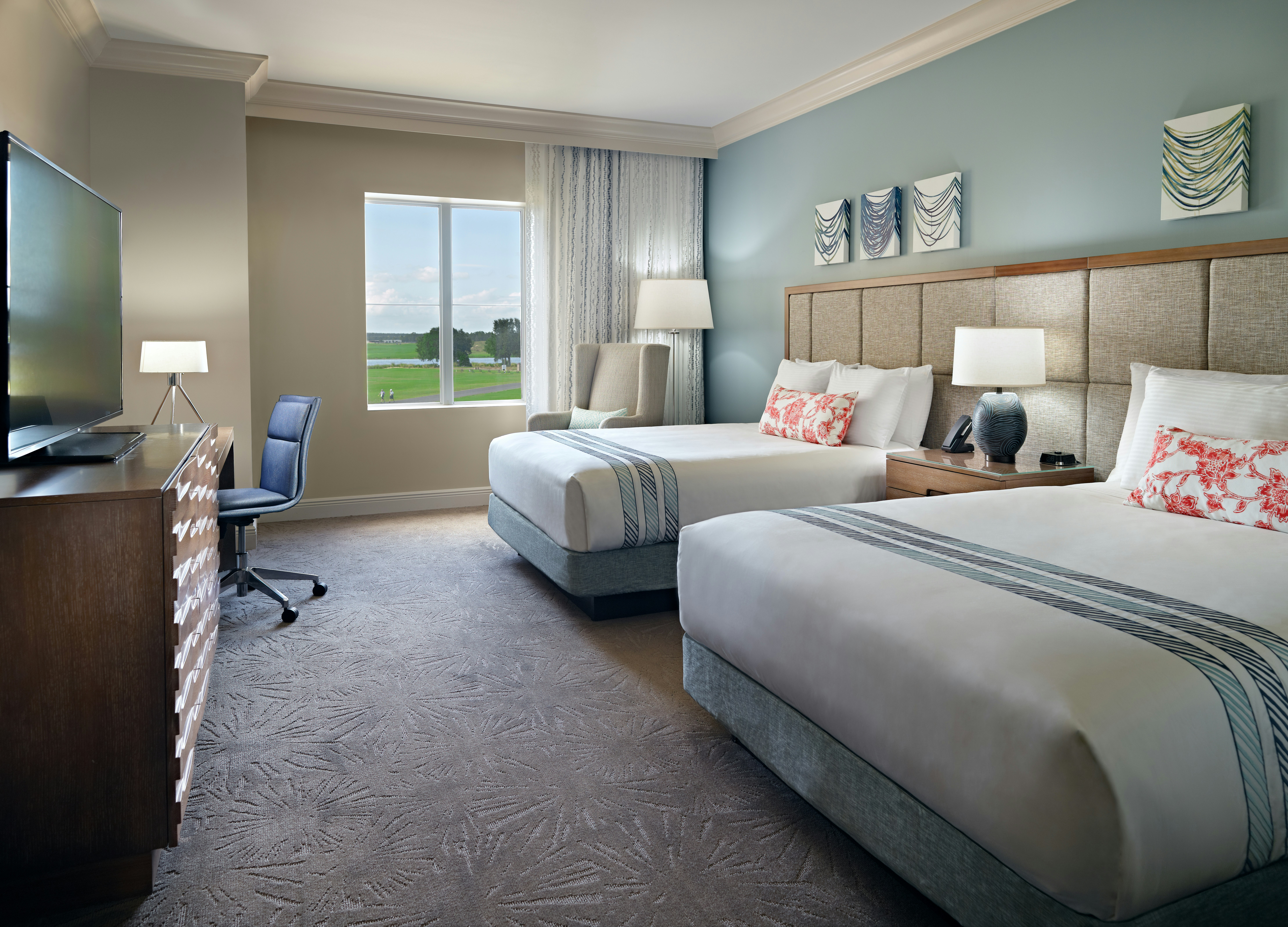 3 Bedrooms, Sunset, Lodge, Suite, 2 Queen Beds