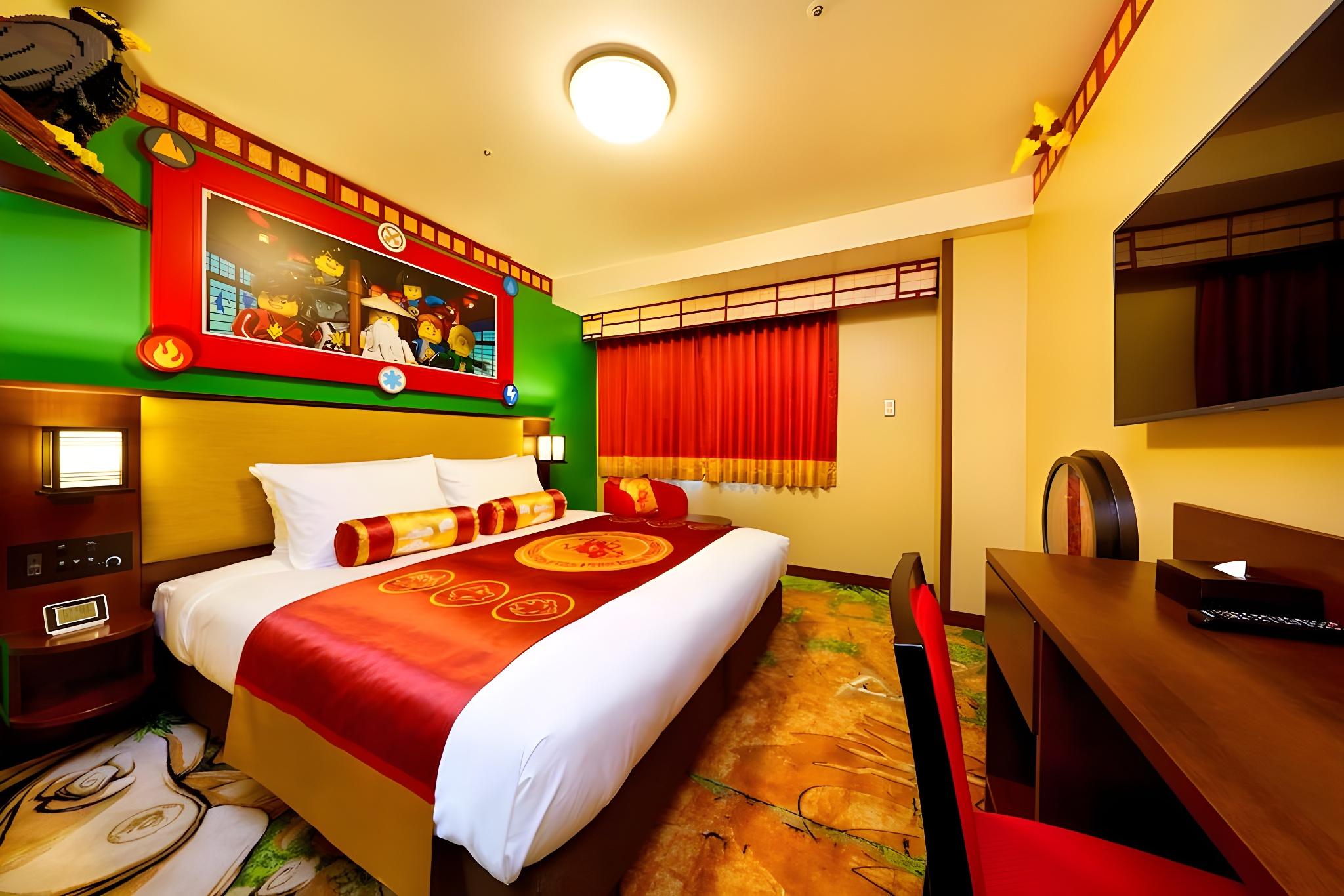 Lego Ninjago, 2 Double Beds, with View