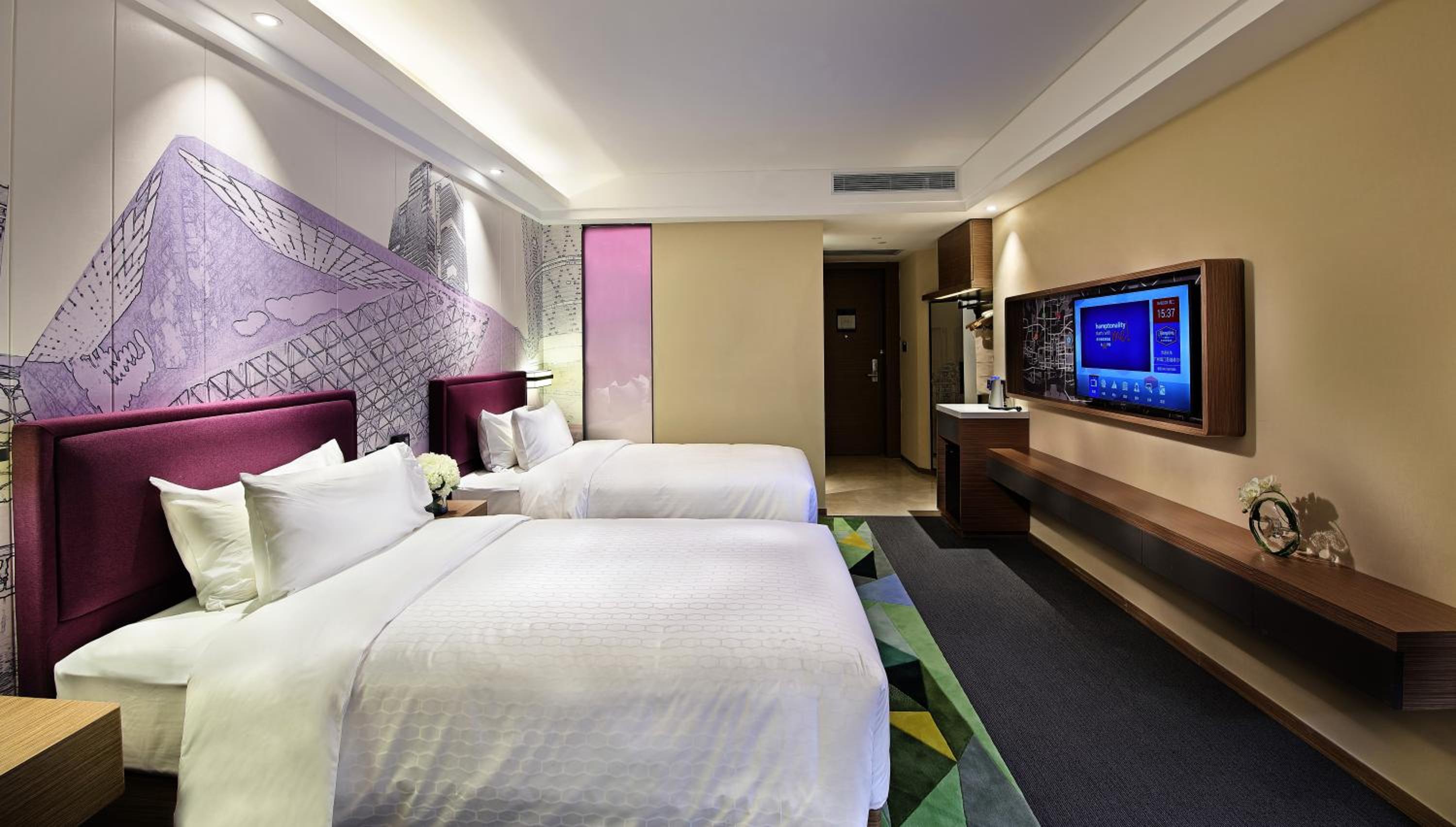 COMFORT, TWIN BEDS