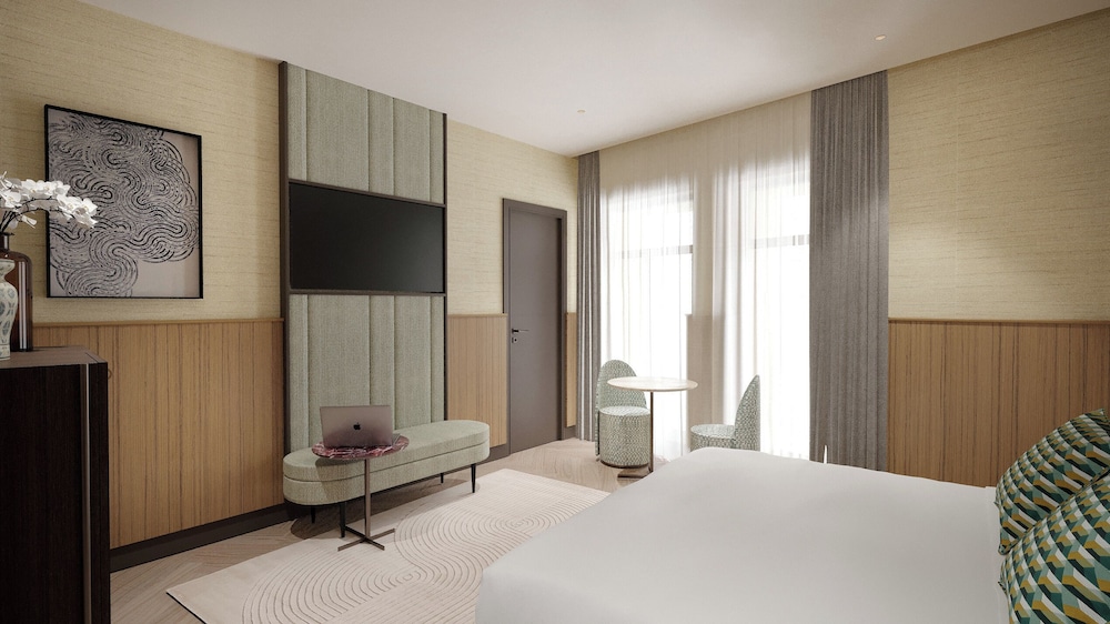 جناح جونيور بسرير كينج مع أريكة، Circle 6 Rome Hotel 5/10