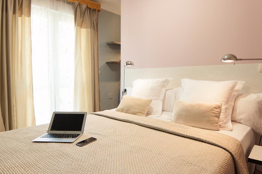 غرفة بسرير كوين بشرفة، Villa Lorena Malaga 4/7