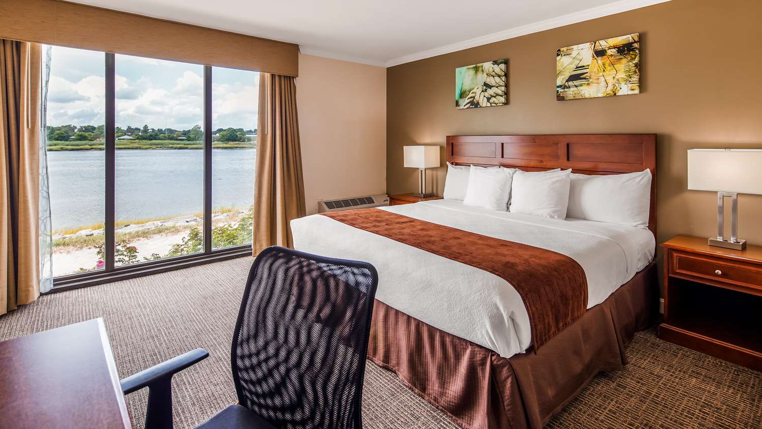 Room, King Bed, Water View