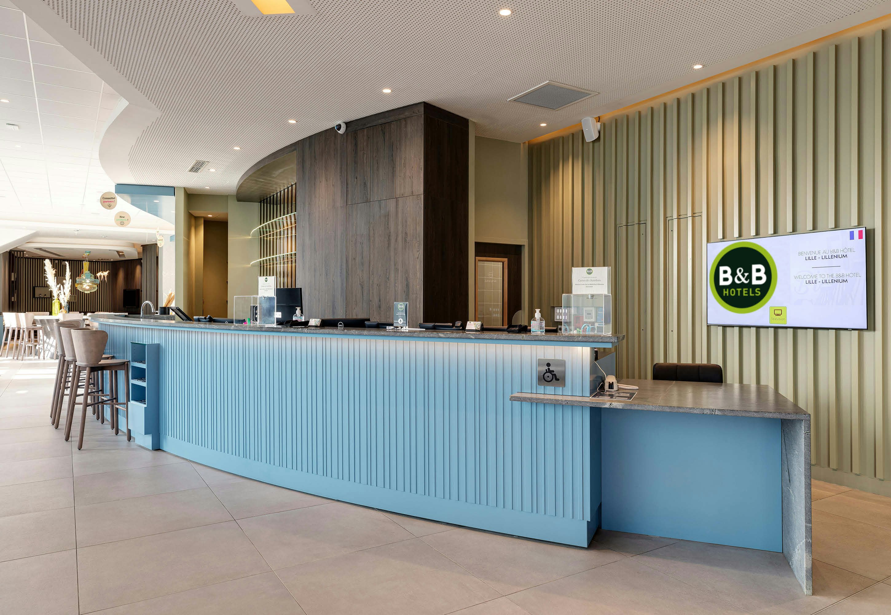 Lobby at B&B HOTEL Lille Lillenium Eurasante, LILLE