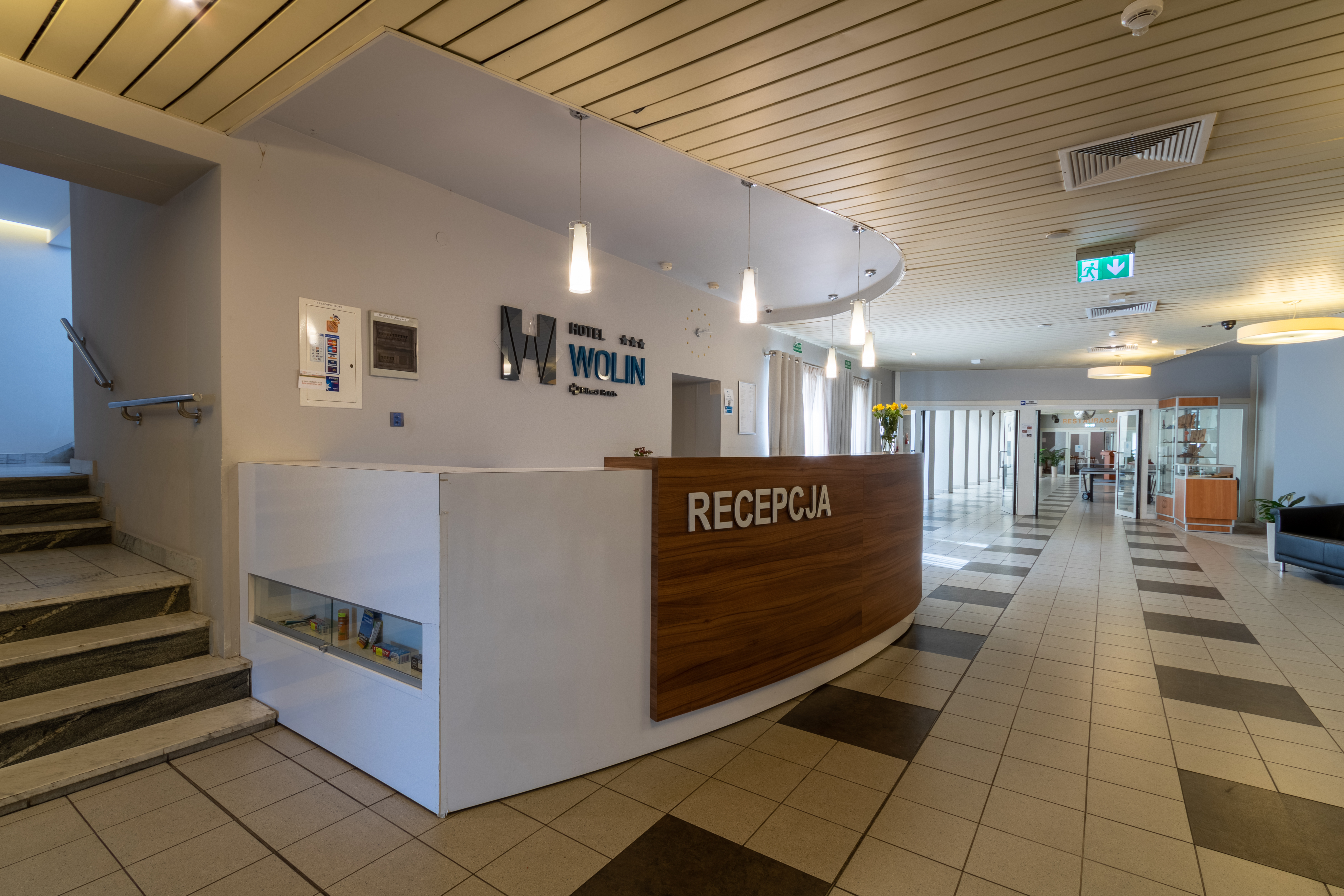 Lobby at Hotel Wolin, MIEDZYZDROJE