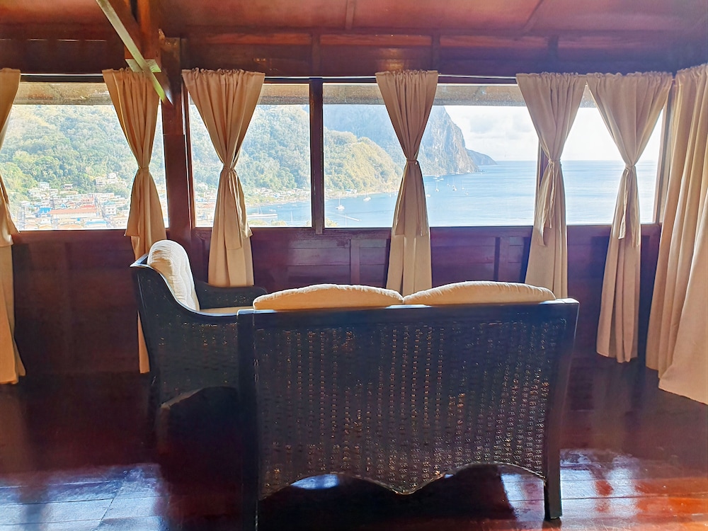 Lobby at Green Fig Resort and Spa, SOUFRIERE