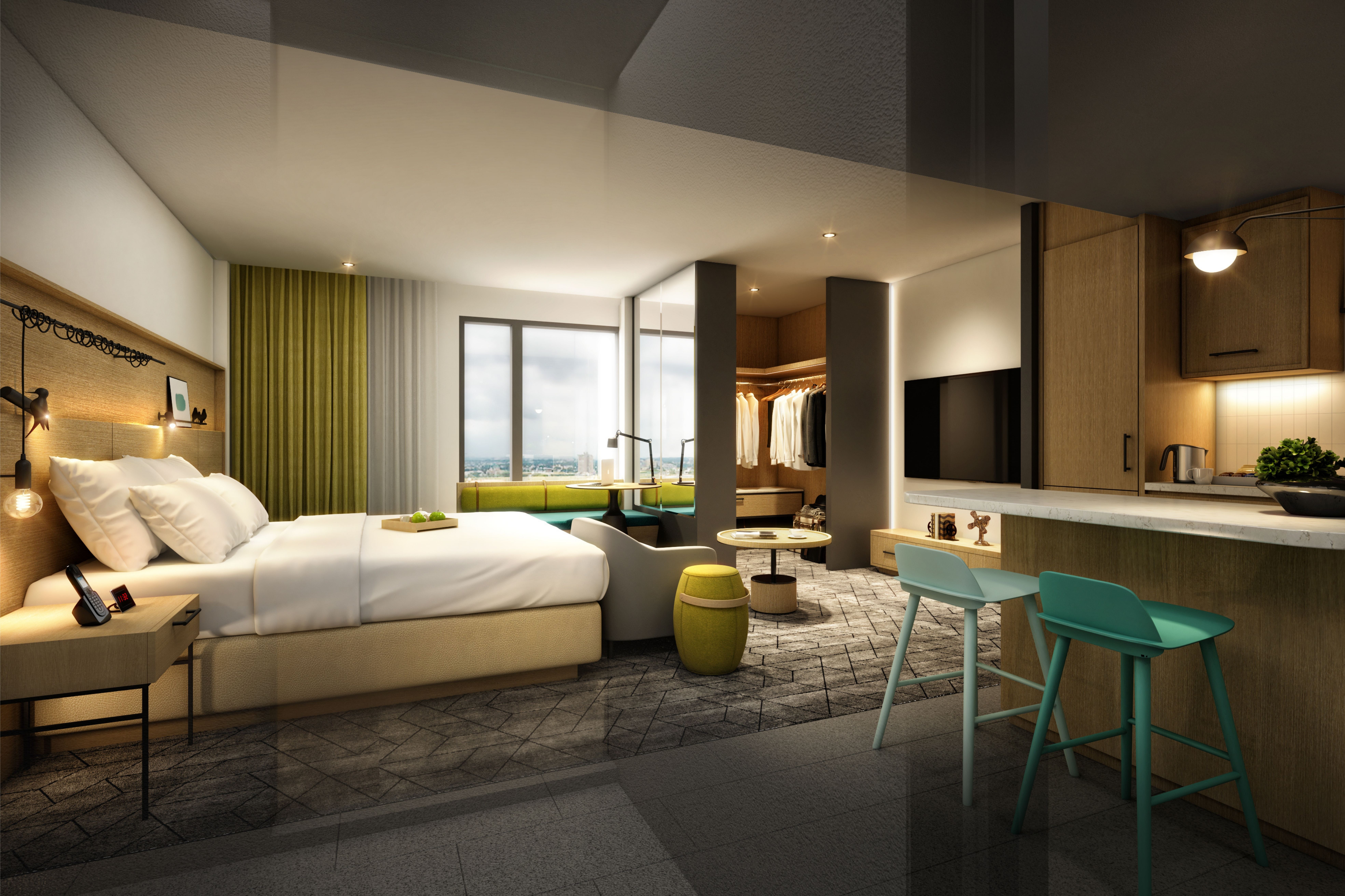 Deluxe, Suite, King Bed, Pool View, Kitchenette