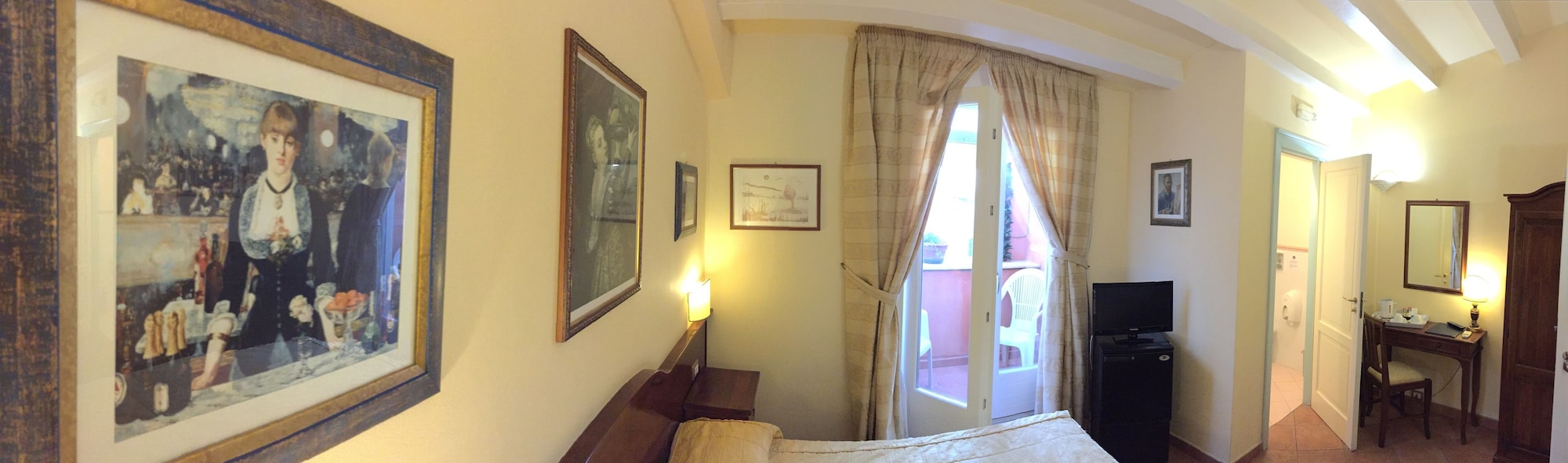 غرفة كومفورت بسرير مزدوج بإطلالة على البحر بشرفة، Mediterraneo Siracusa 5/6