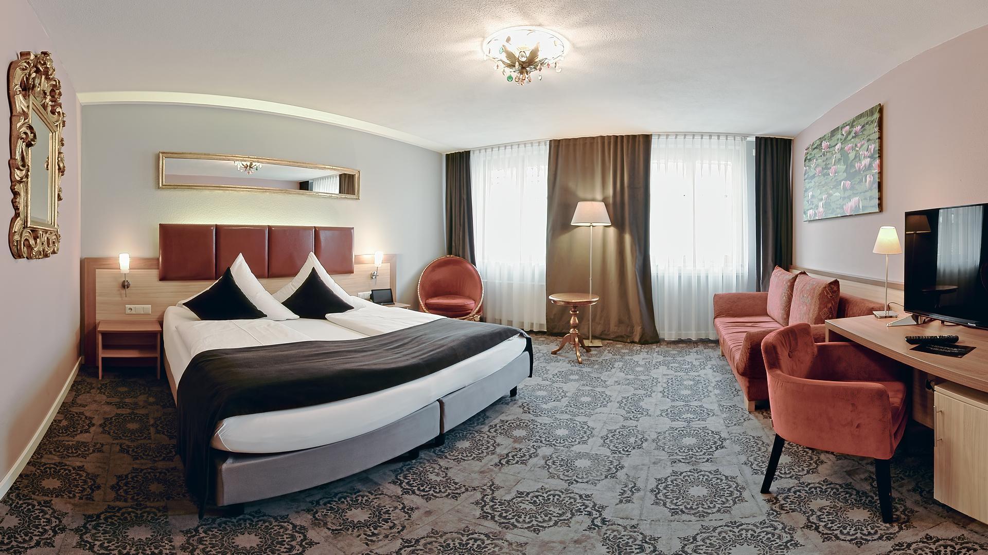 Medium, Quadruple, Double Bed, Sofa