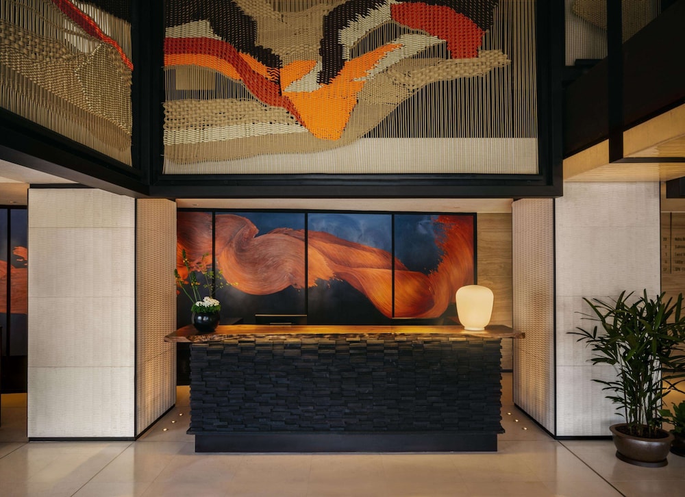 Lobby at Nobu Hotel Barcelona, BARCELONA