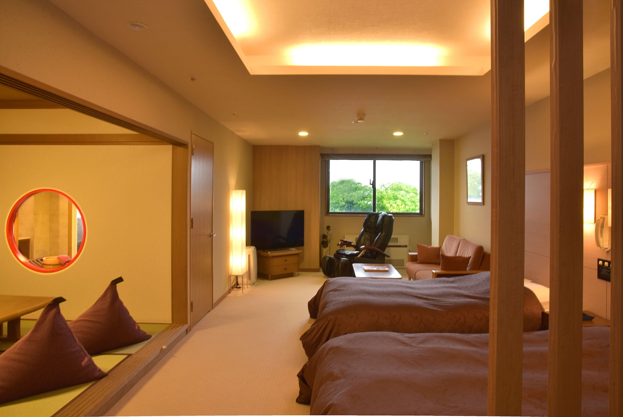 جناح بسريرين مزدوجين وفرشتي فوتون، Niseko Kombuonsen Hotel Kanronomori 2/5