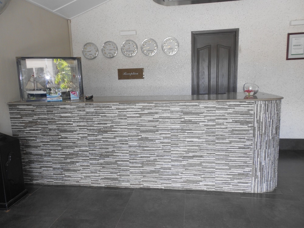 Lobby at LE GRAND BLEU HOTEL, TROU AUX BICHES
