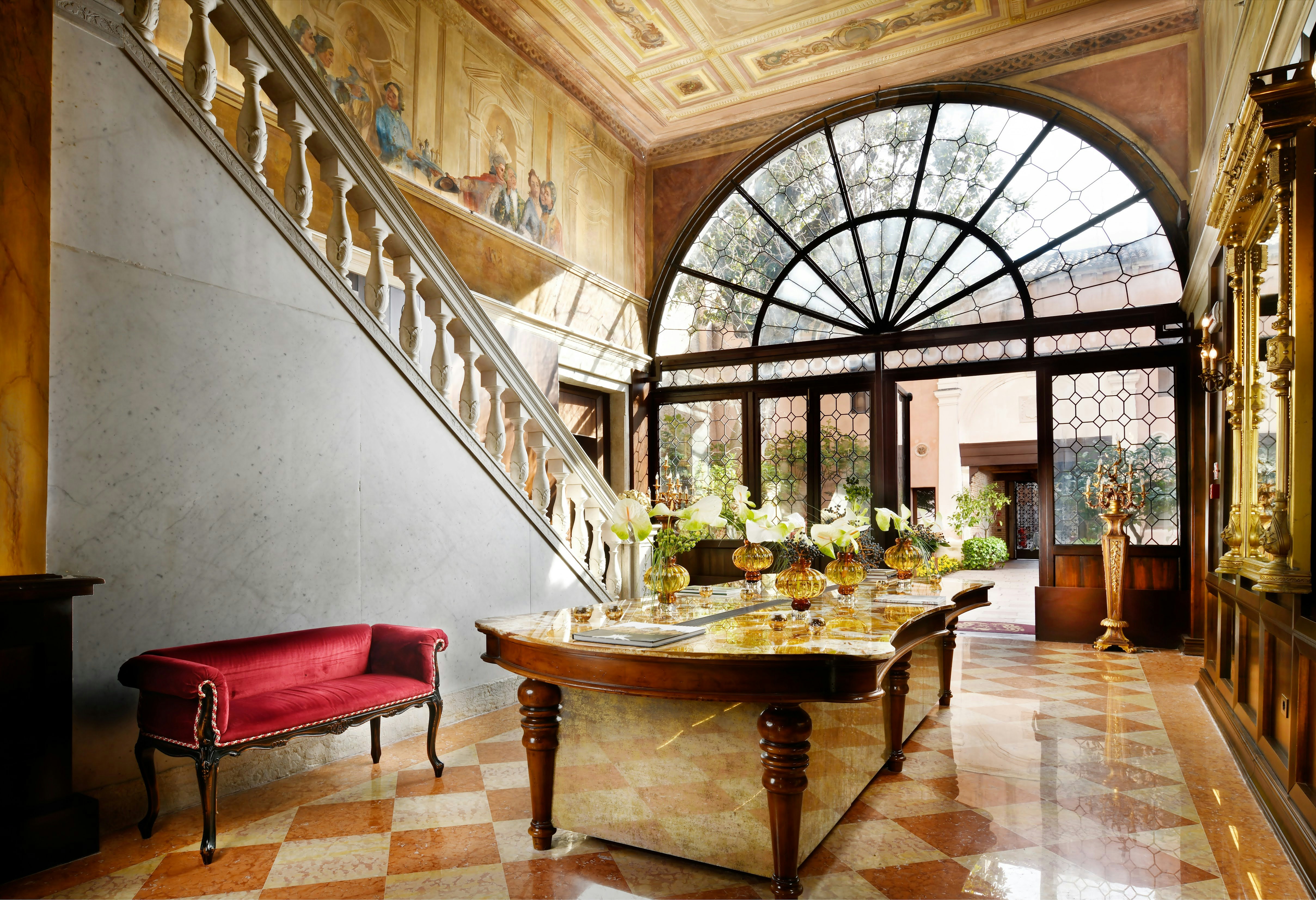 Lobby at The Palazzo Venart Luxury Hotel, VENICE