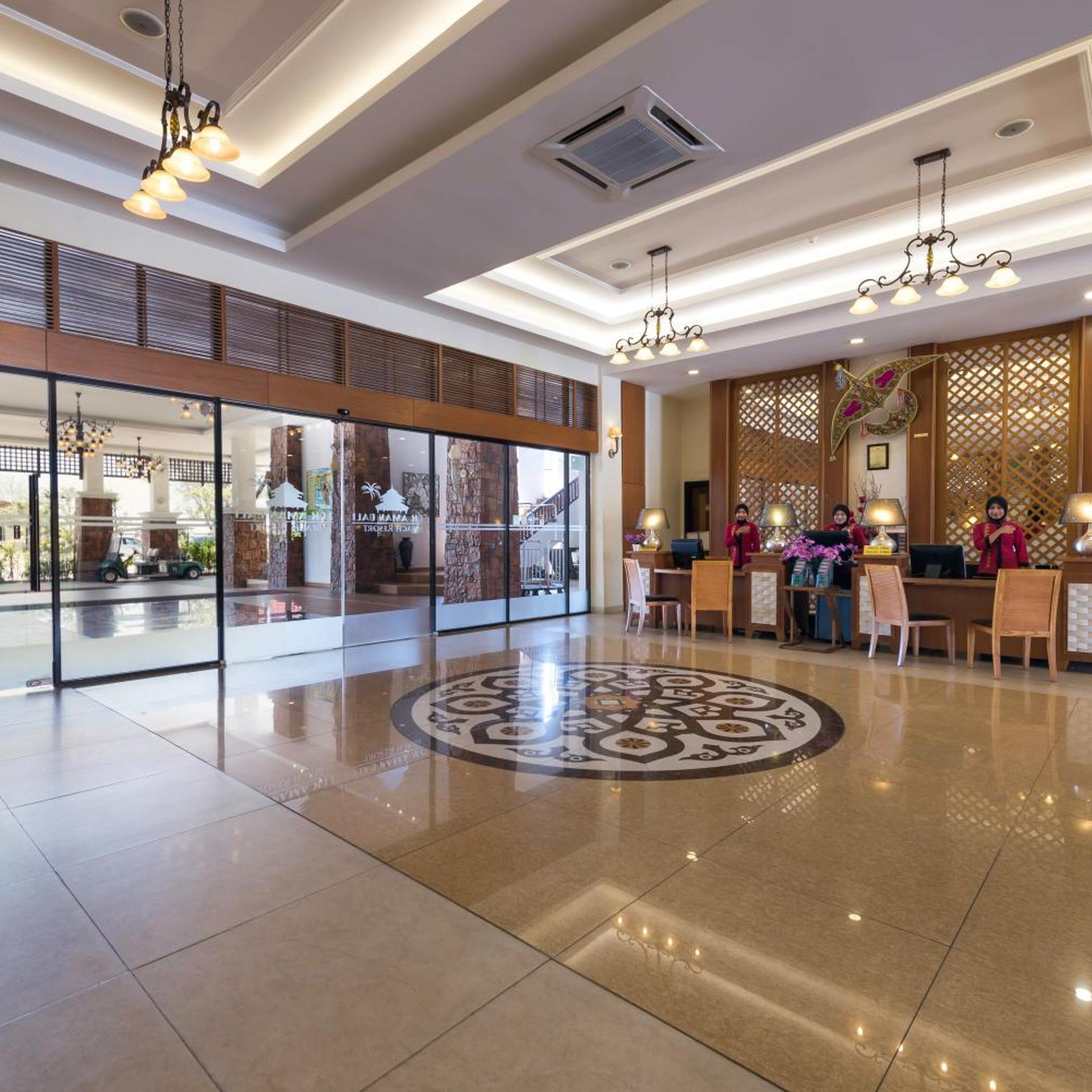 Lobby at Tok Aman Bali Beach Resort, Cherang Ruku