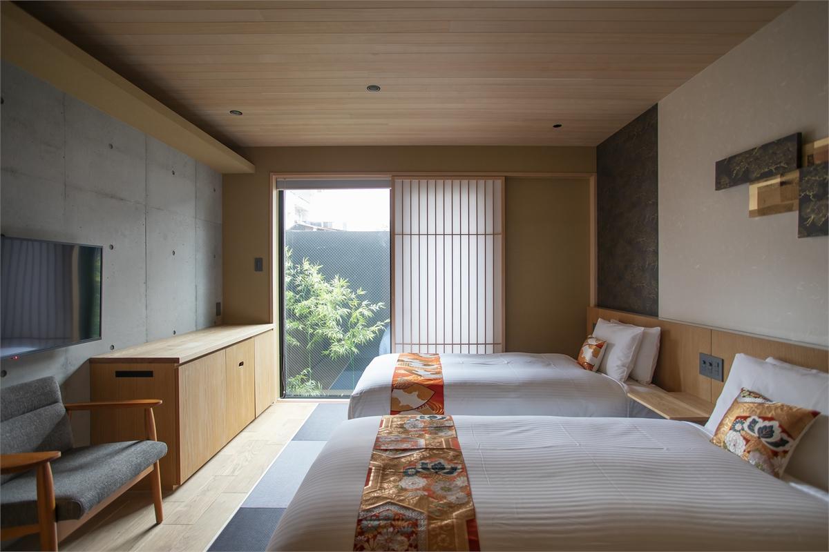 Japanese Western, Standard, Twin Beds