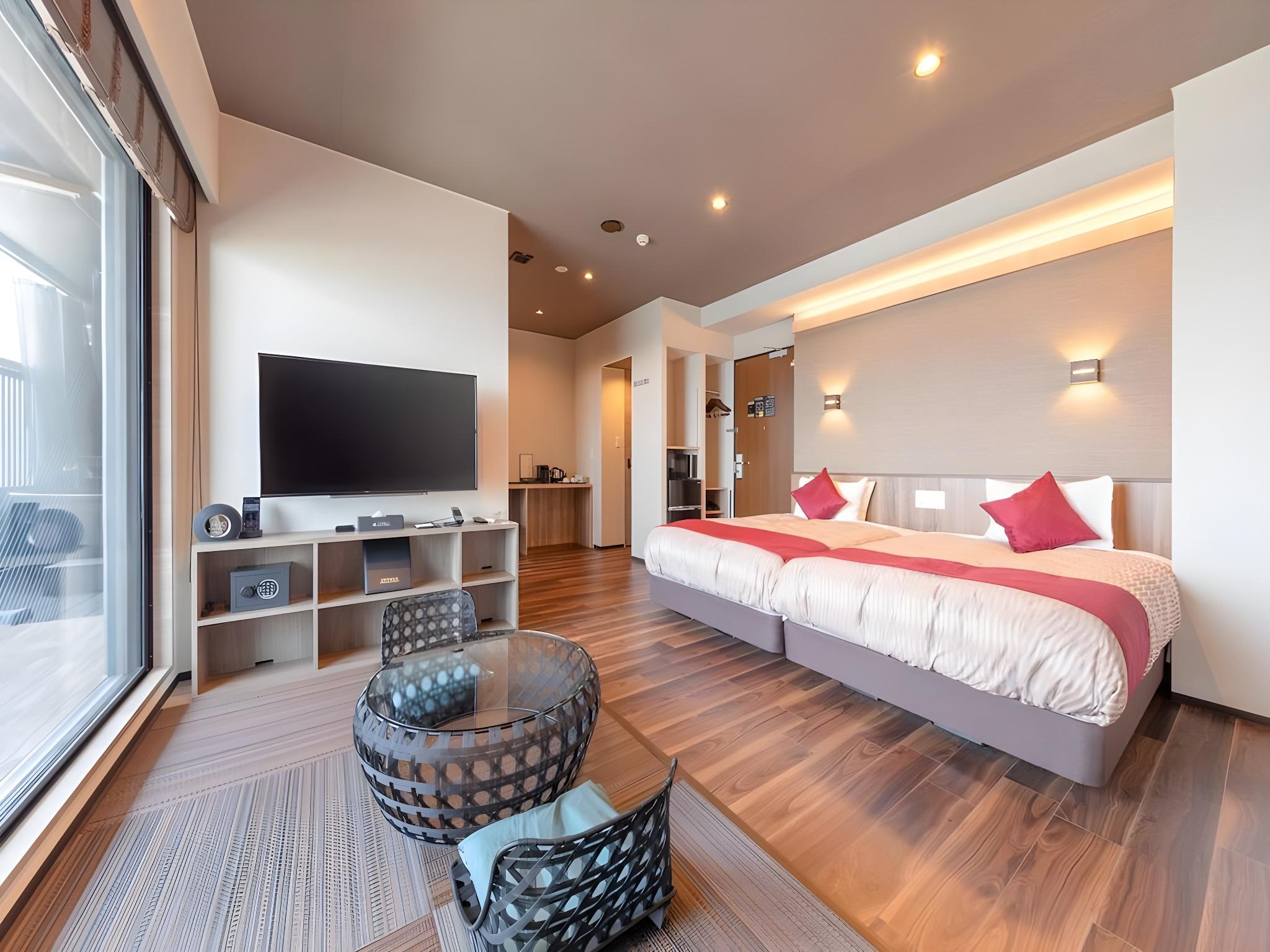 Premium, Suite, Twin Beds, Outdoor Bath, Smoking