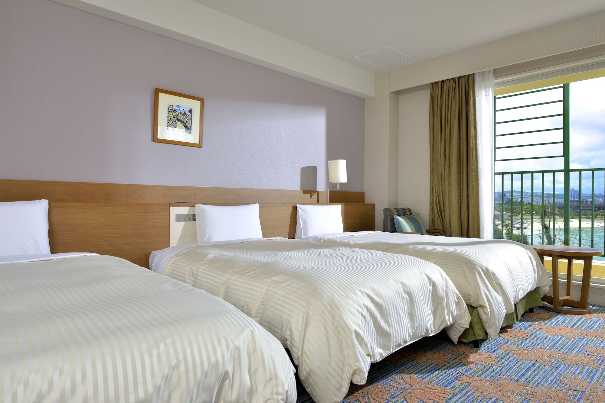 Room, Triple, Twin Beds, Ocean View, Main Building