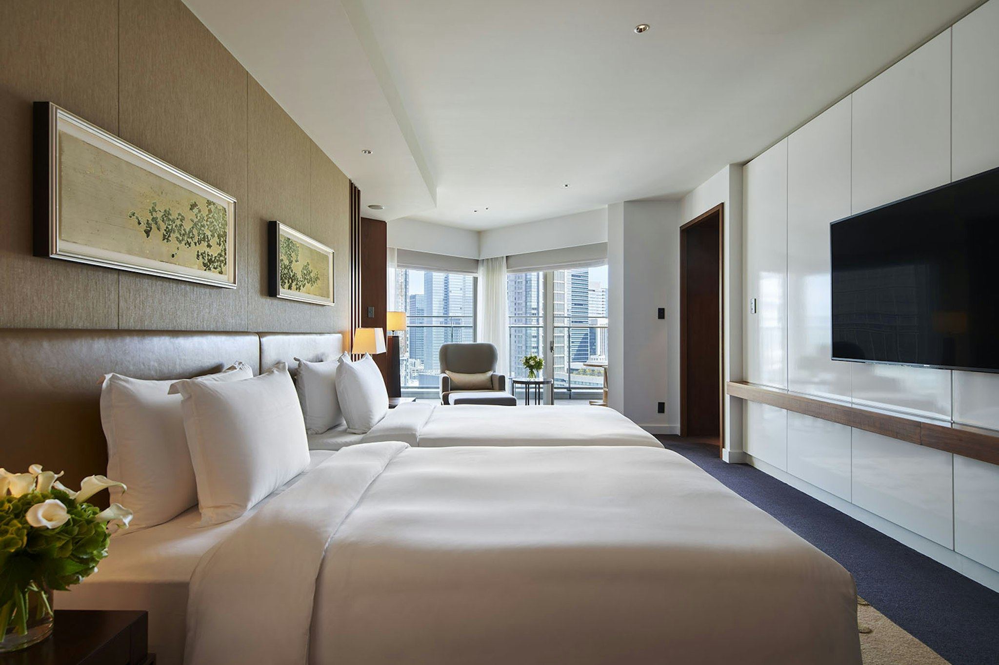 Park, Suite, Twin Beds, City View, Balcony