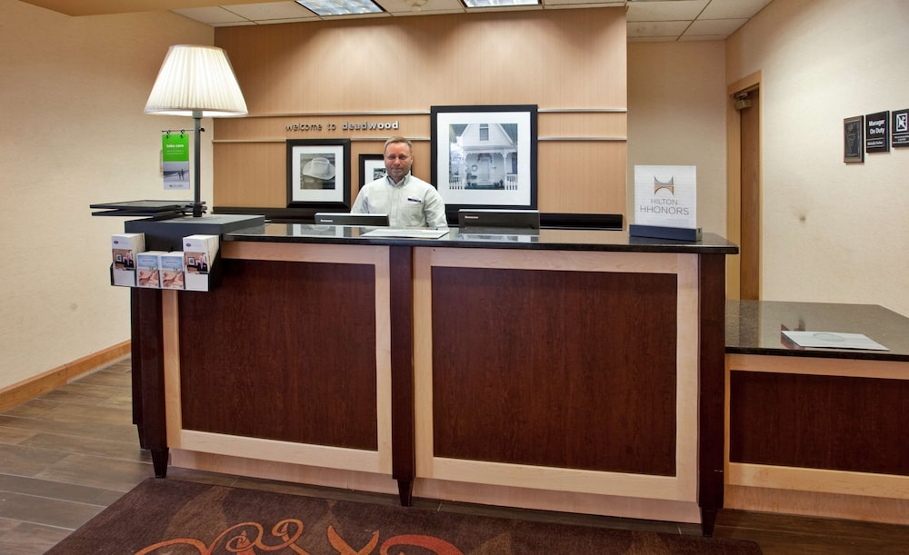 Lobby at HAMPTON INN DEADWOOD AT TIN LIZZIE GAMING RESORT SD, DEADWOOD - SD