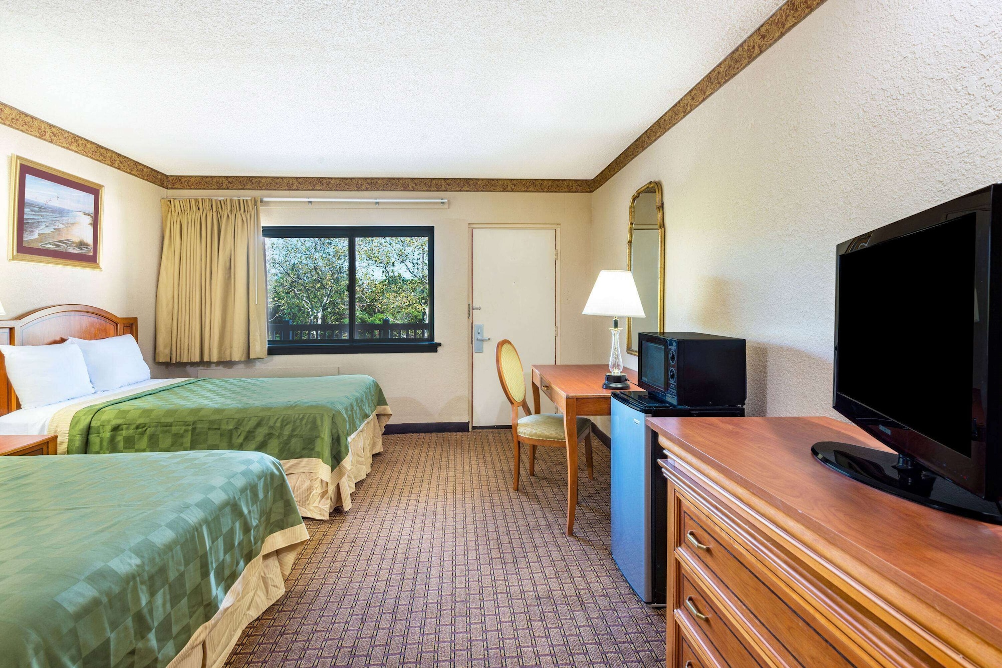 Room, 2 Double Beds, Exterior Entrance