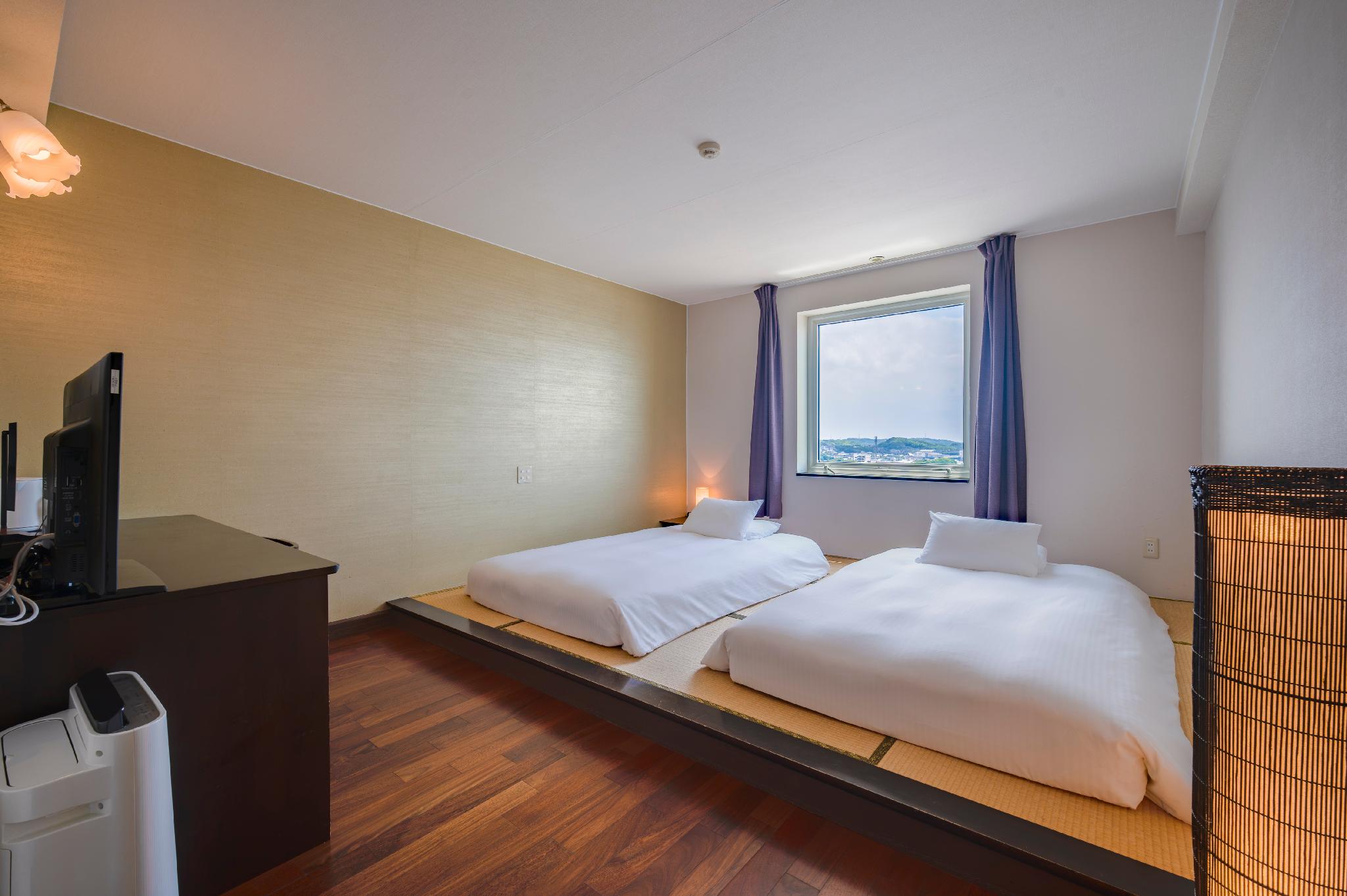 Semi Room, Japanese, 2 Semi Double Beds