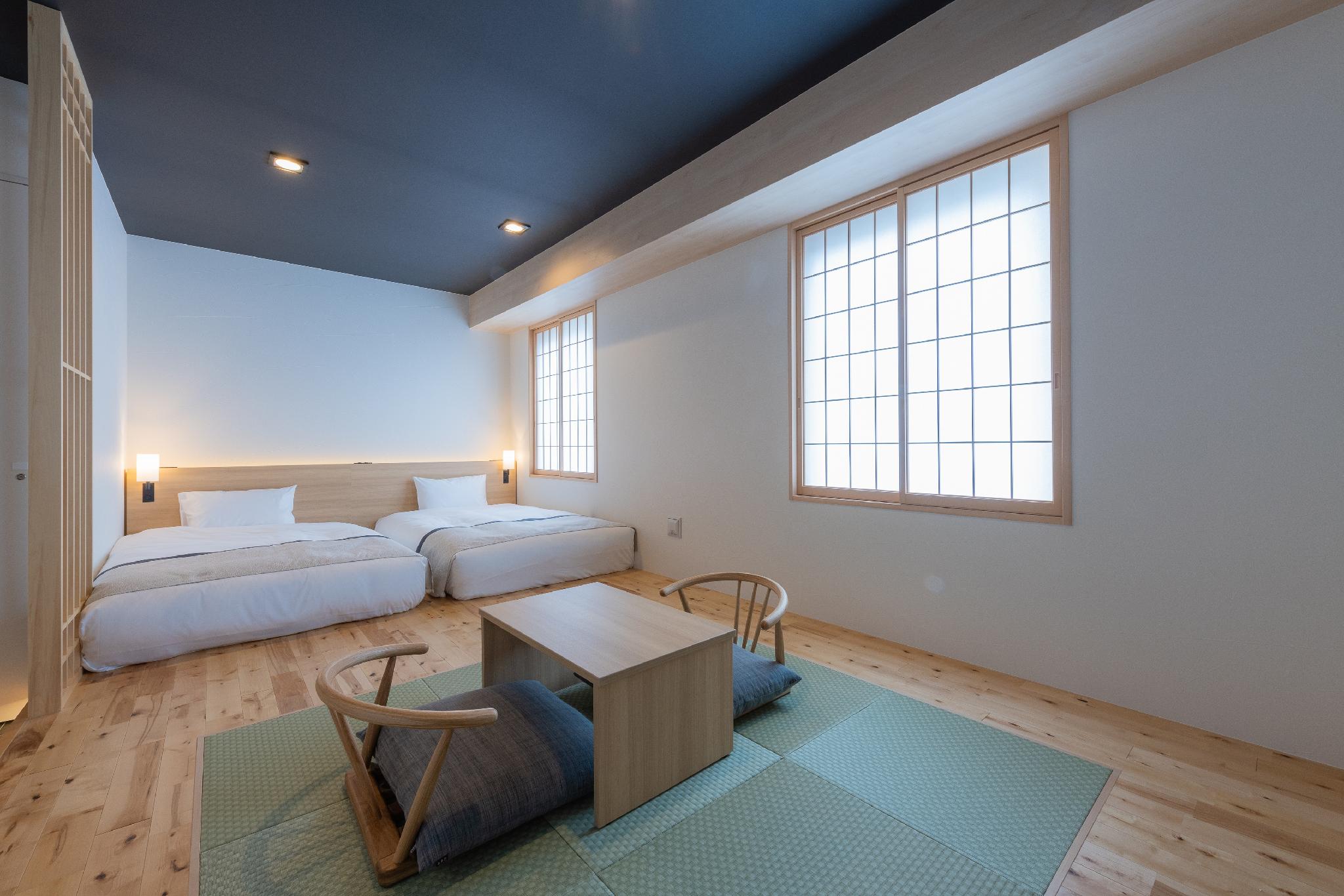 Japanese, Style, Modern, Twin Beds