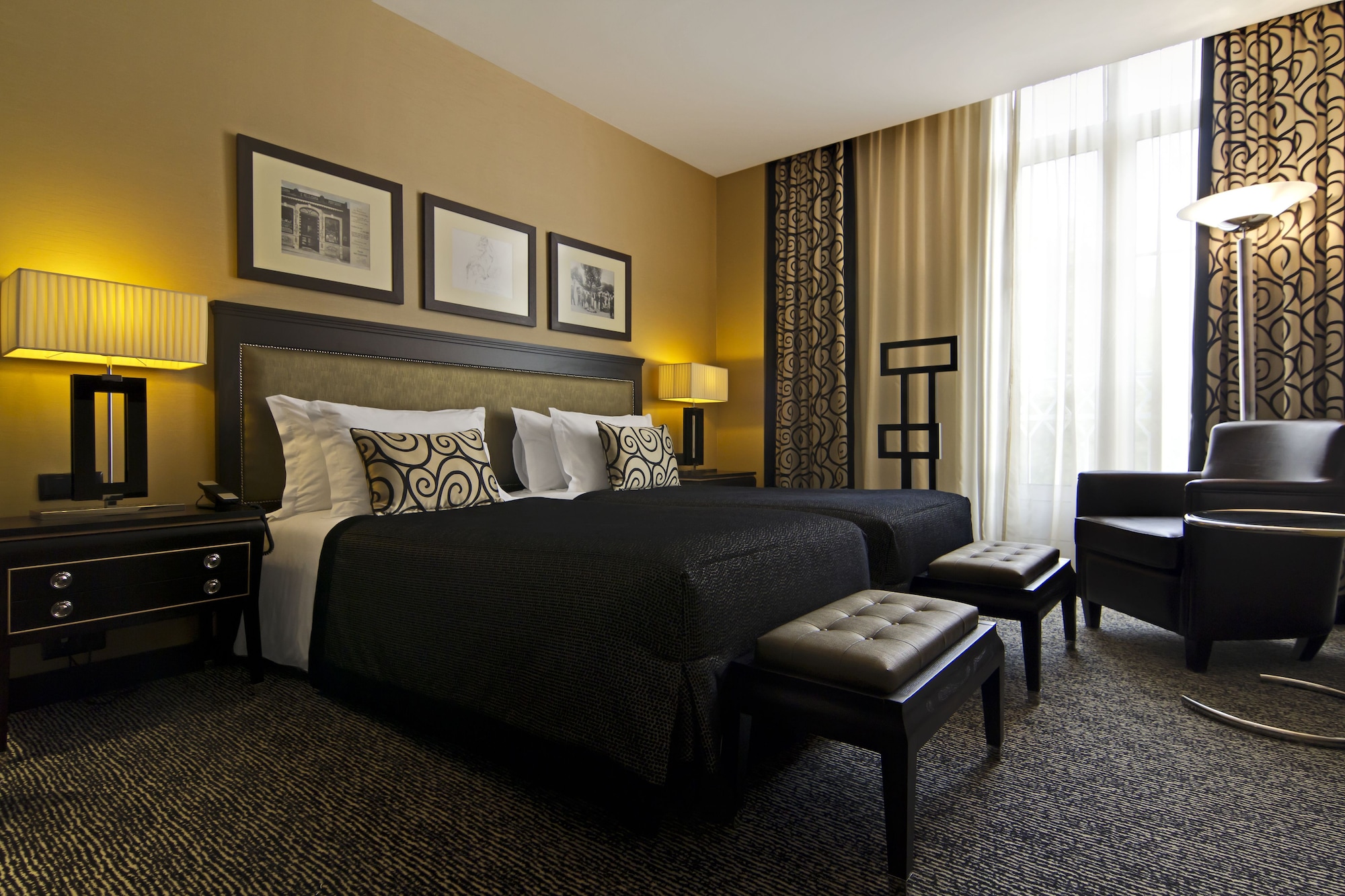 غرفة بسرير مزدوج مع سرير إضافي، Sana Silver Coast Hotel 2/10