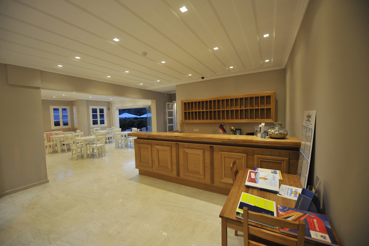 Lobby at Agios Nikitas, LEFKADA