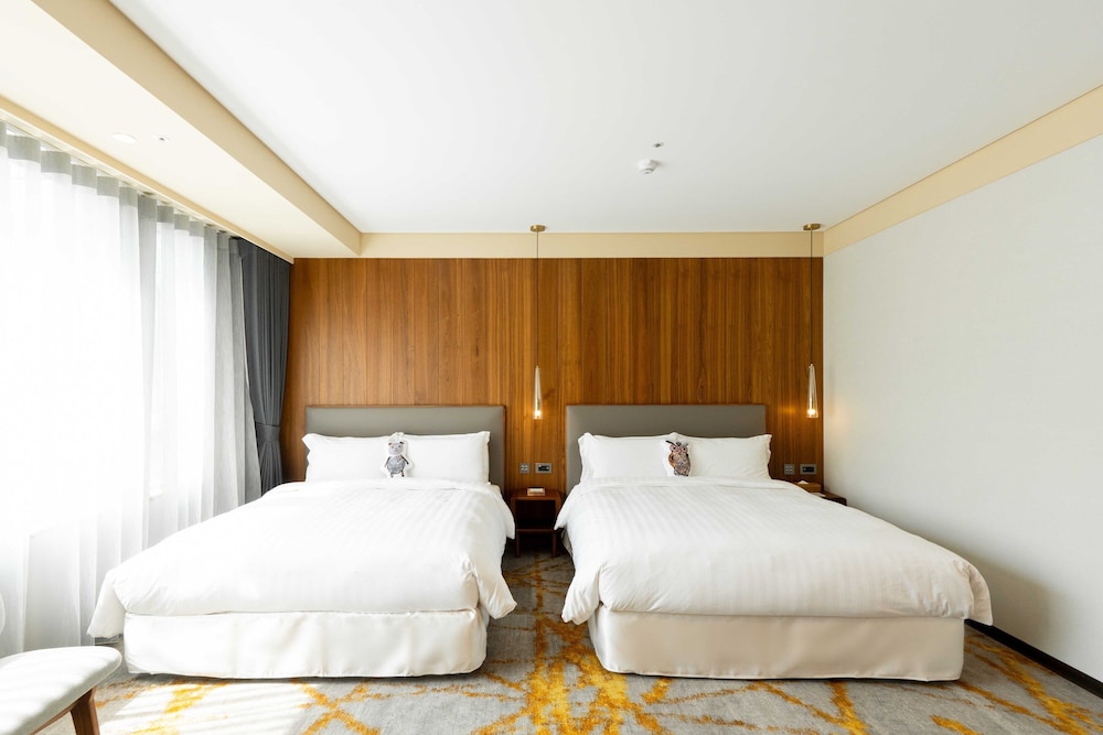 غرفة ديلوكس بسريرين كوين بإطلالة على المدينة بشرفة، Home Hotel Xin Yi Branch 4/7