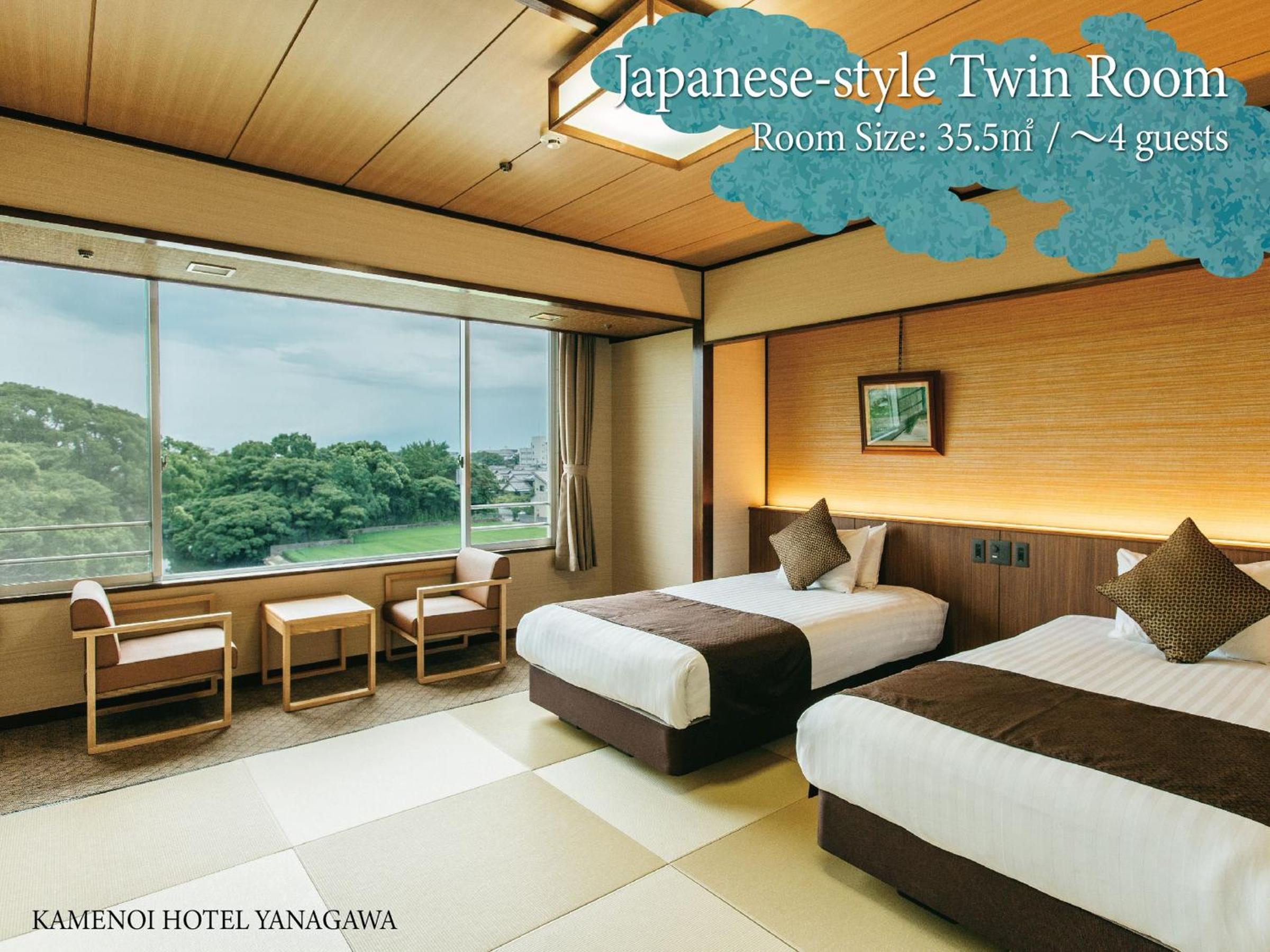 Japanese, Twin Beds