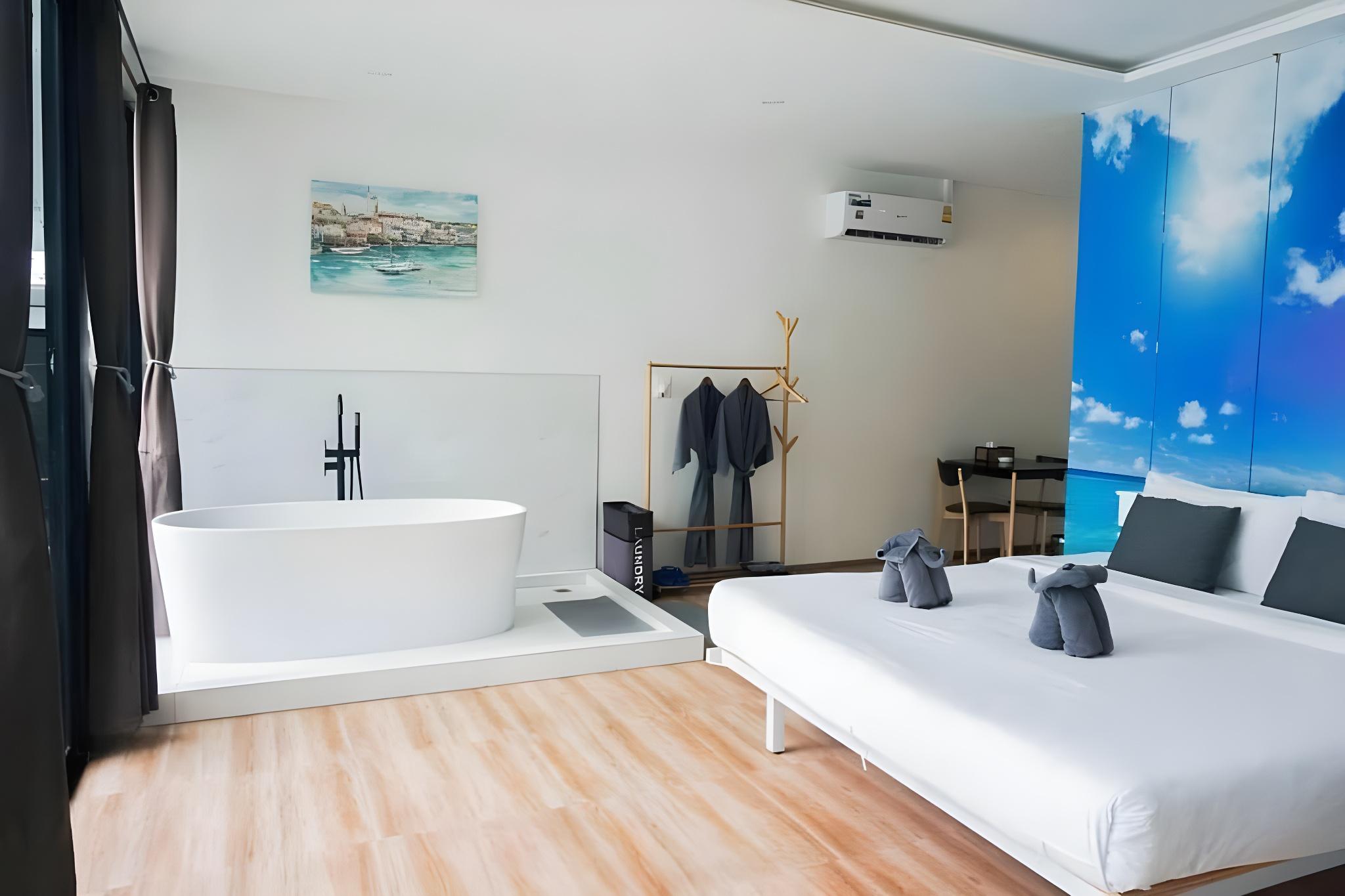 Honeymoon, Apartment, Sea View, Outdoor Jetted Tub, Balcony
