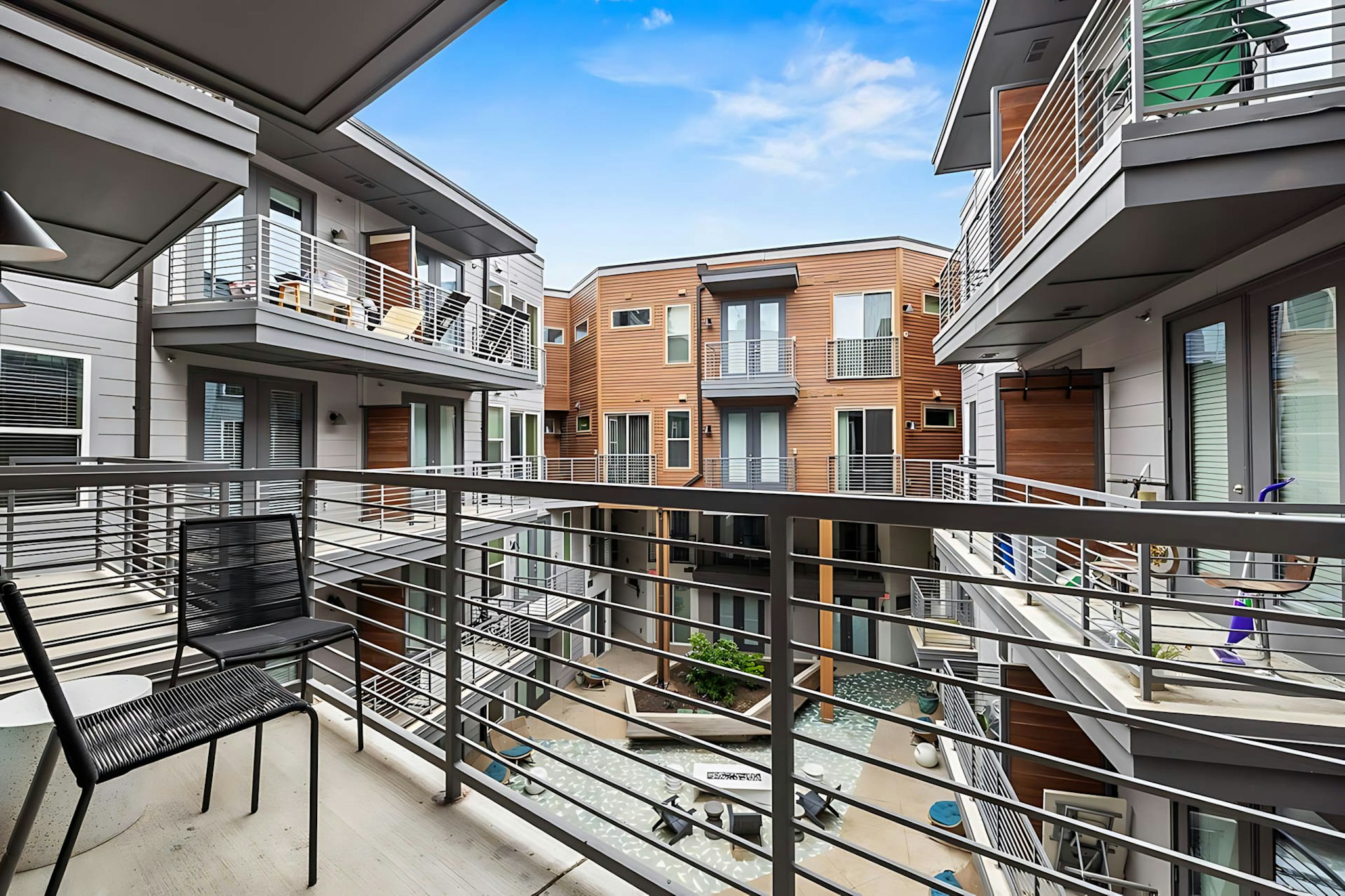 STUDIO, LAUNDRY, BALCONY