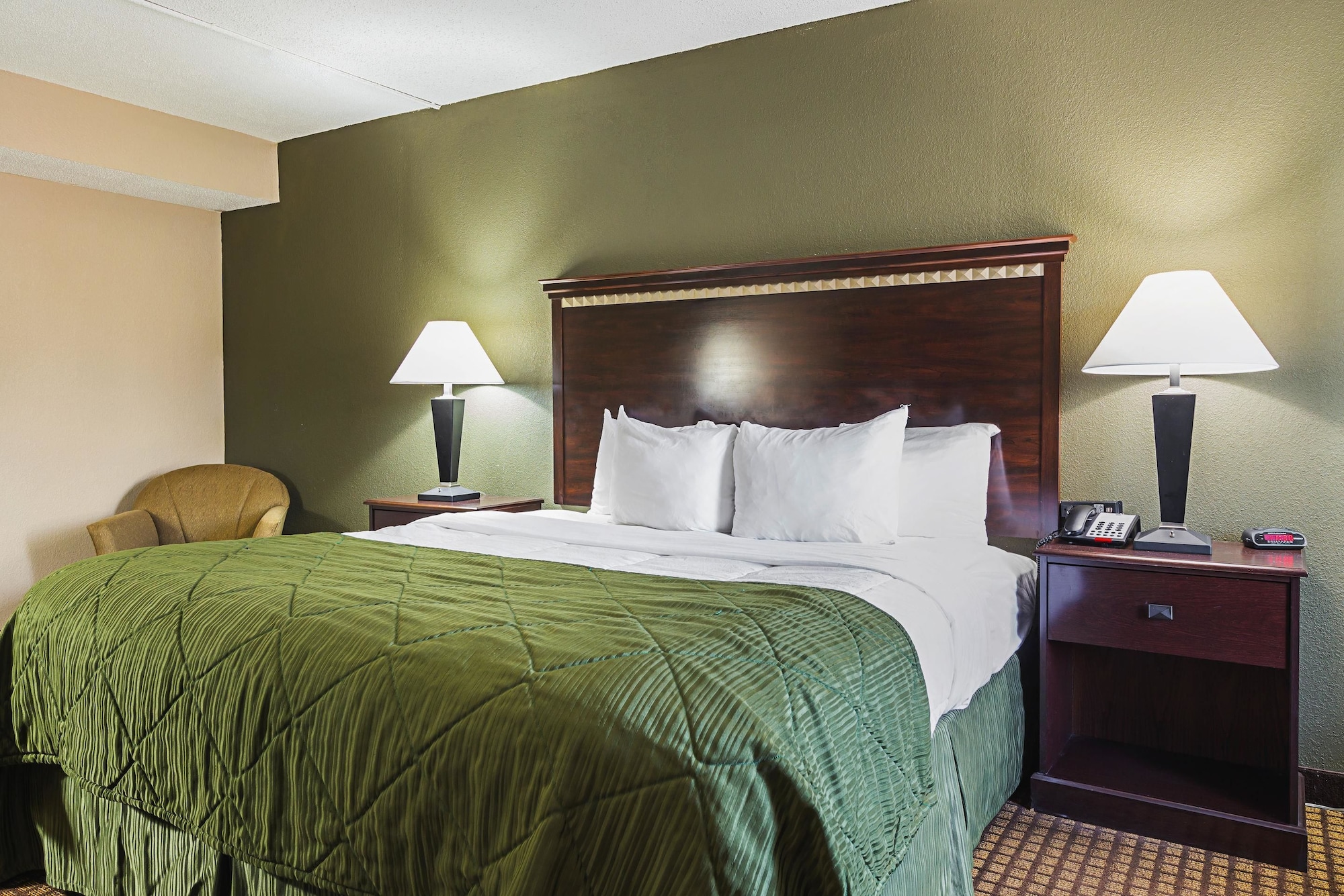 غرفة بسرير كينج للمدخنين لذوي الإعاقة، Quality Inn & Suites Greenville - Haywood Mall 3/6